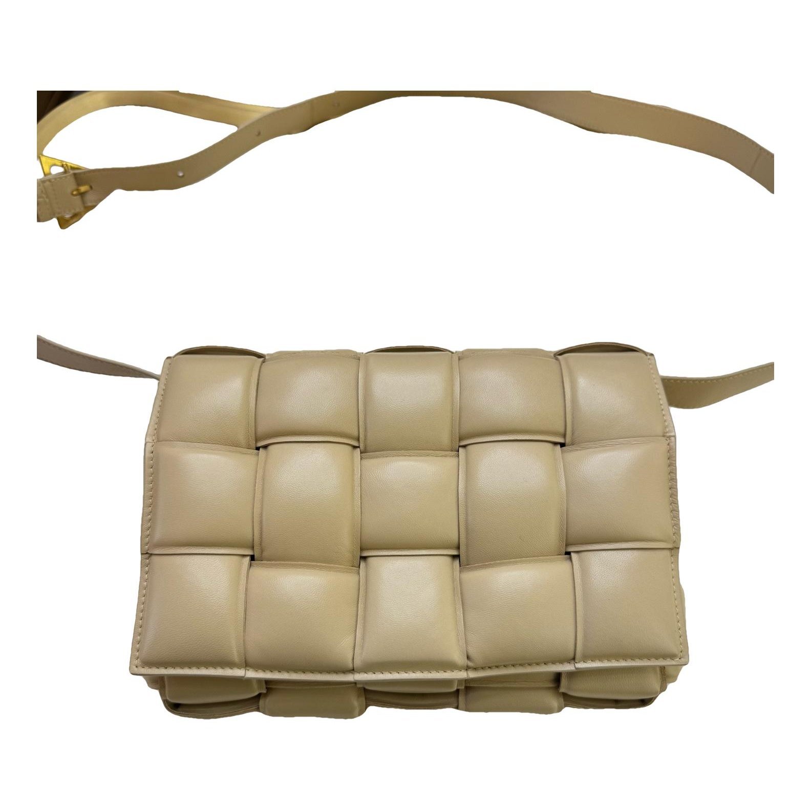 Cassette Padded leather crossbody bag