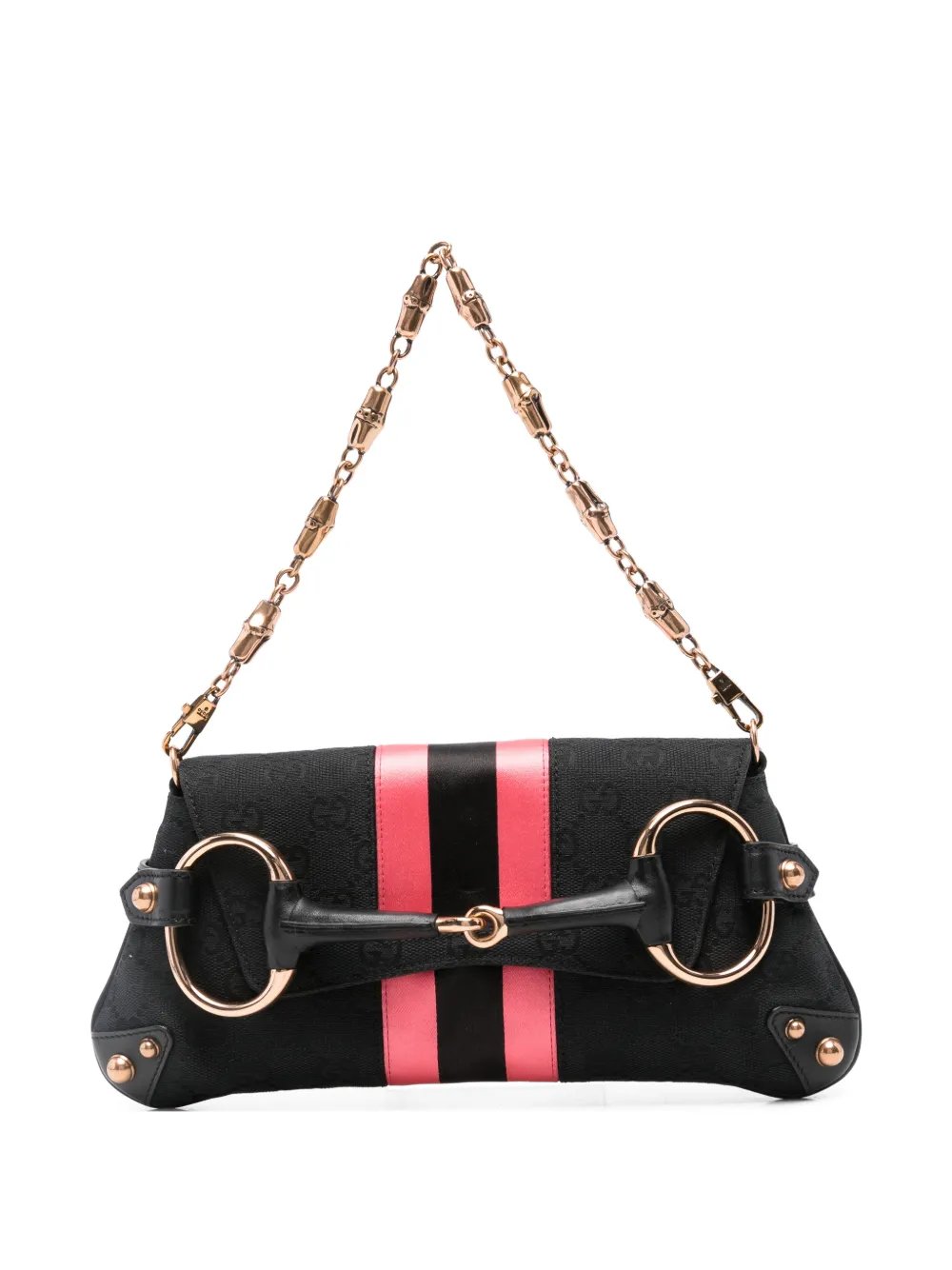 2000s GG horsebit tote bag