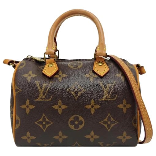 Nano Speedy / Mini HL leather handbag