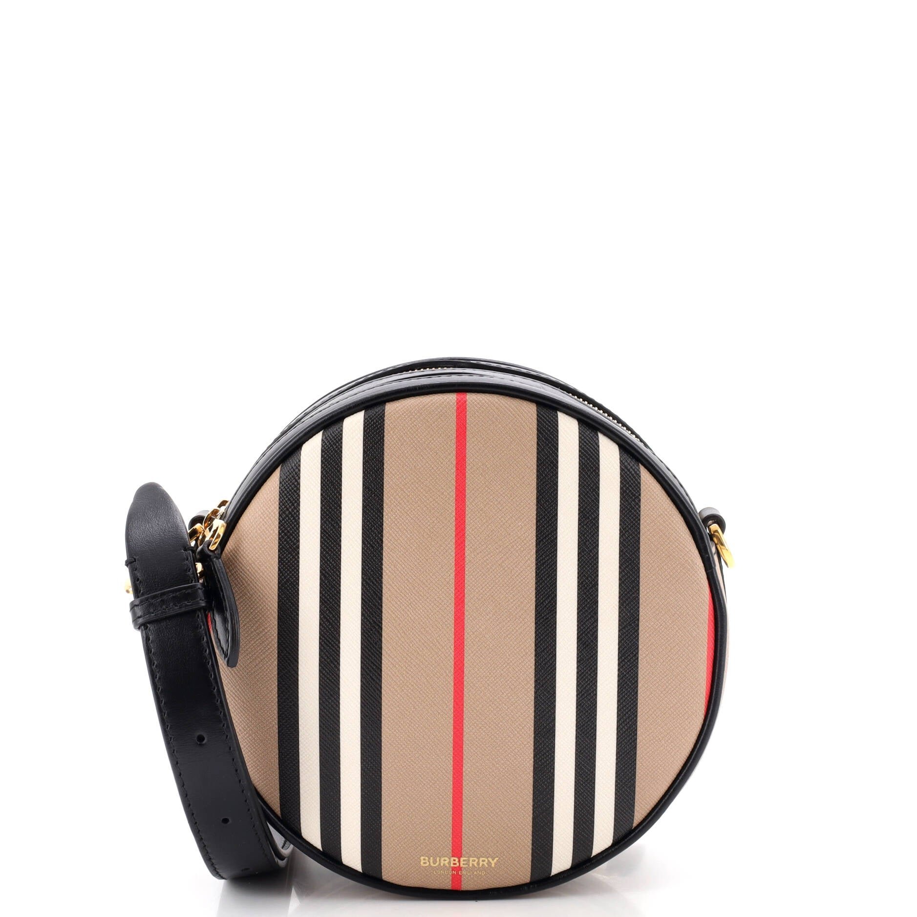 Louise Round Bag Icon Stripe E-Canvas