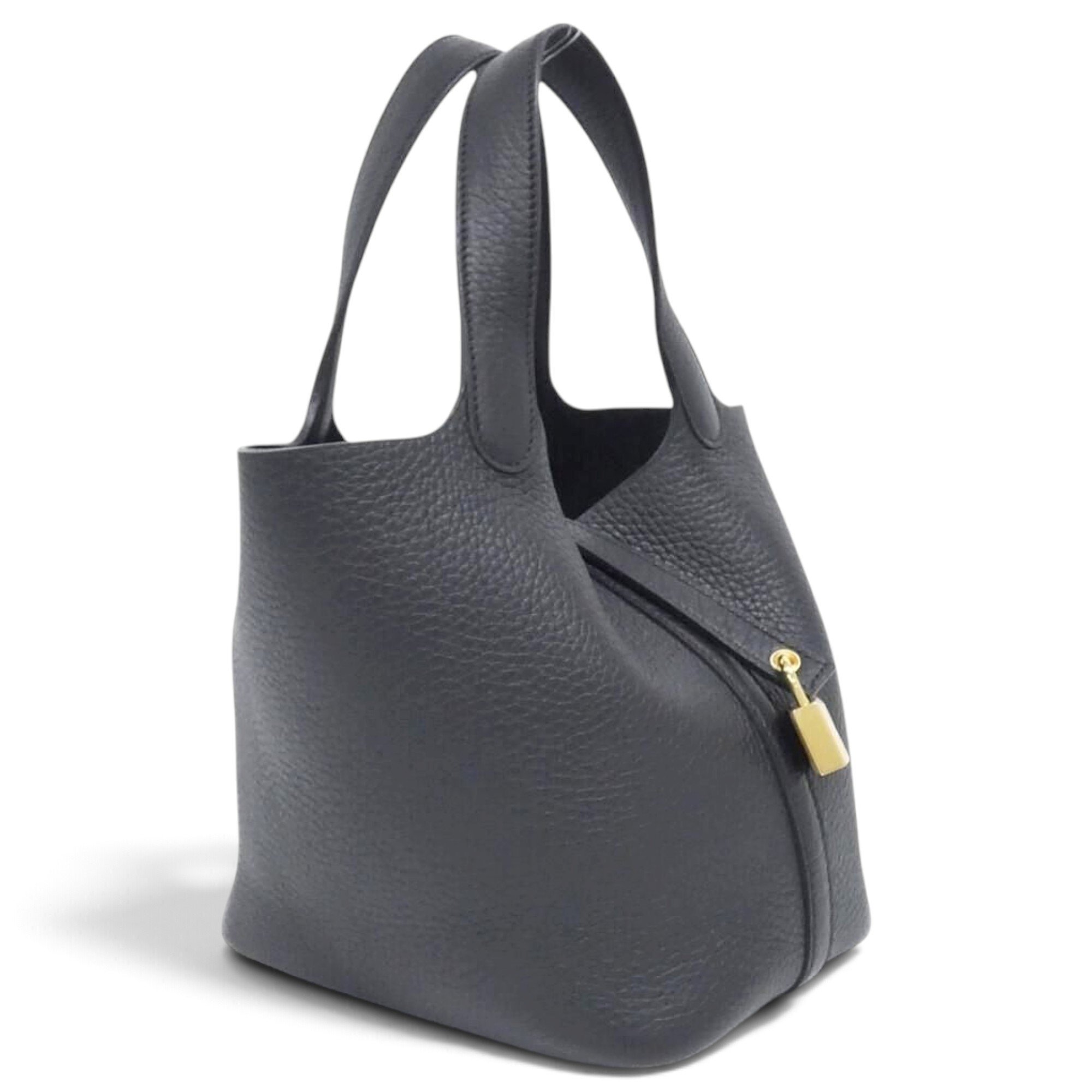 Picotin leather handbag
