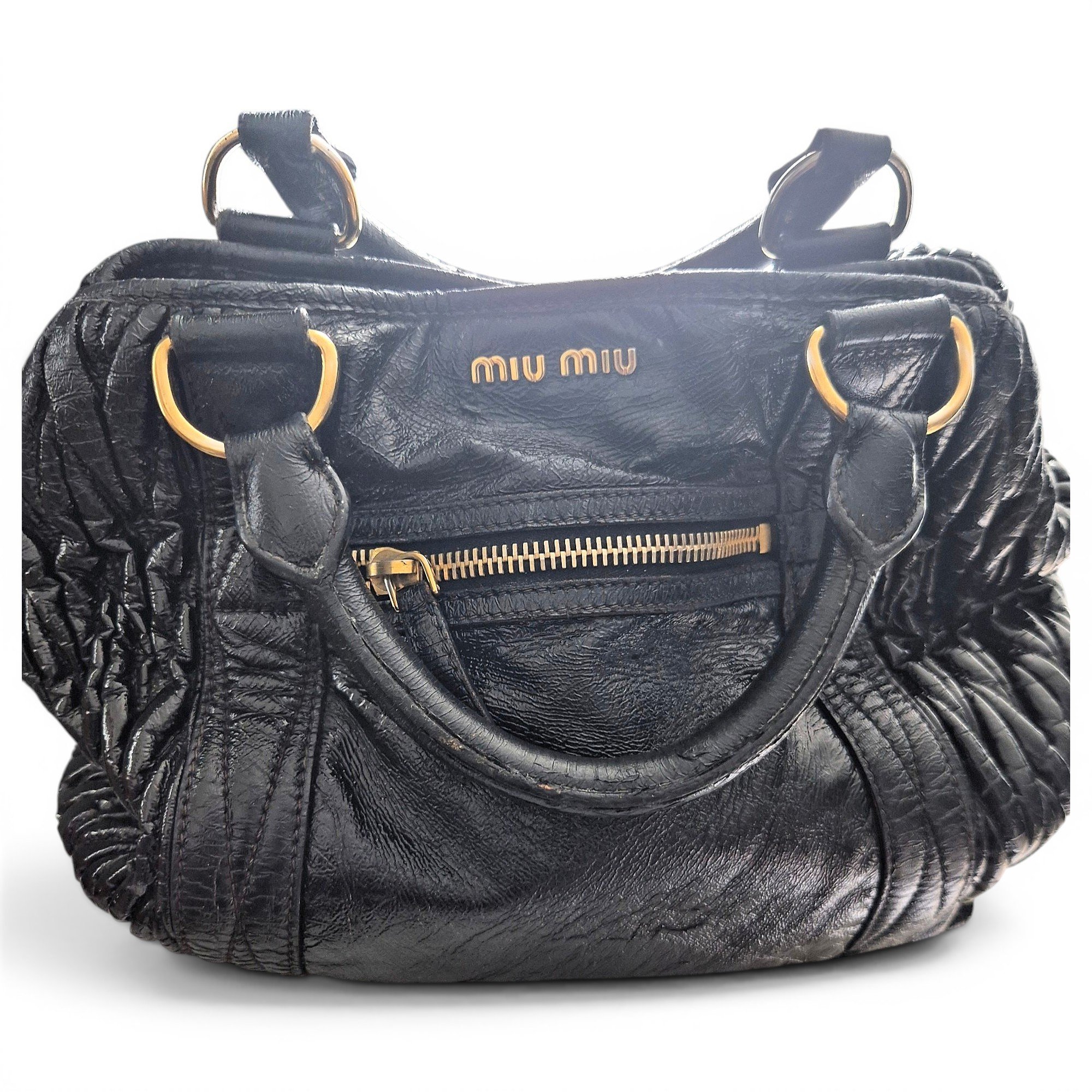 Leather handbag