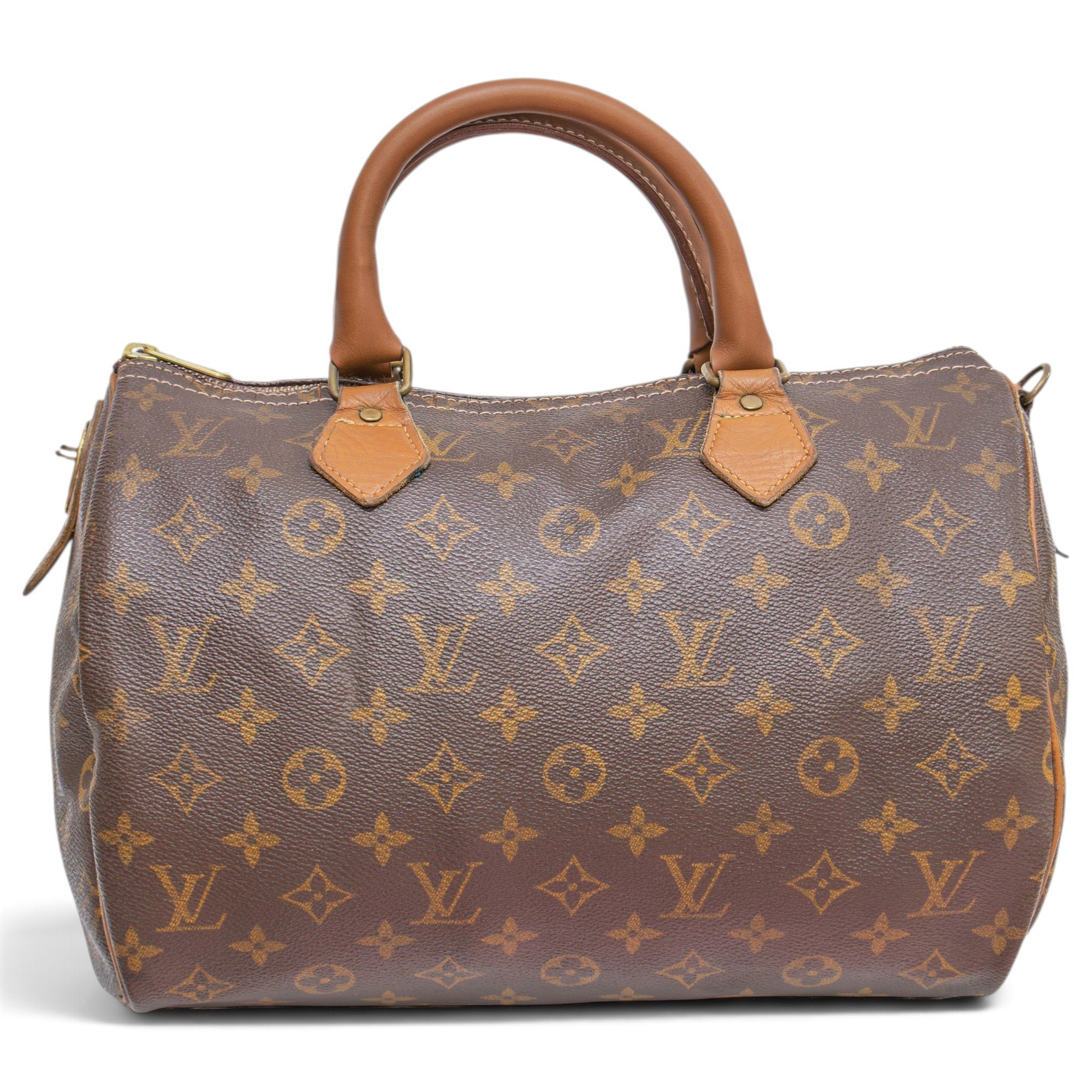 Speedy leather bowling bag