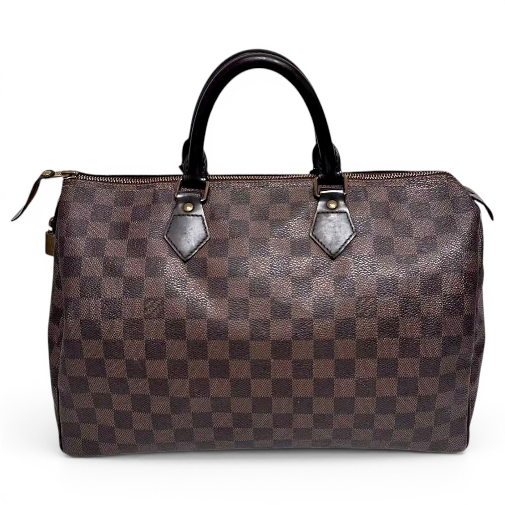 Speedy leather handbag