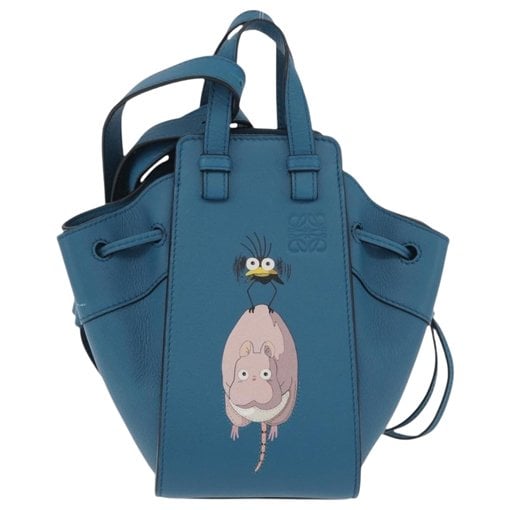 Hammock leather handbag