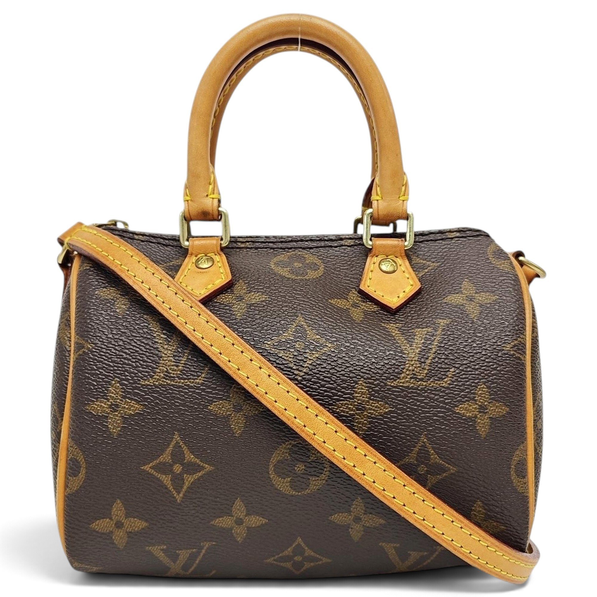 Nano Speedy / Mini HL leather handbag