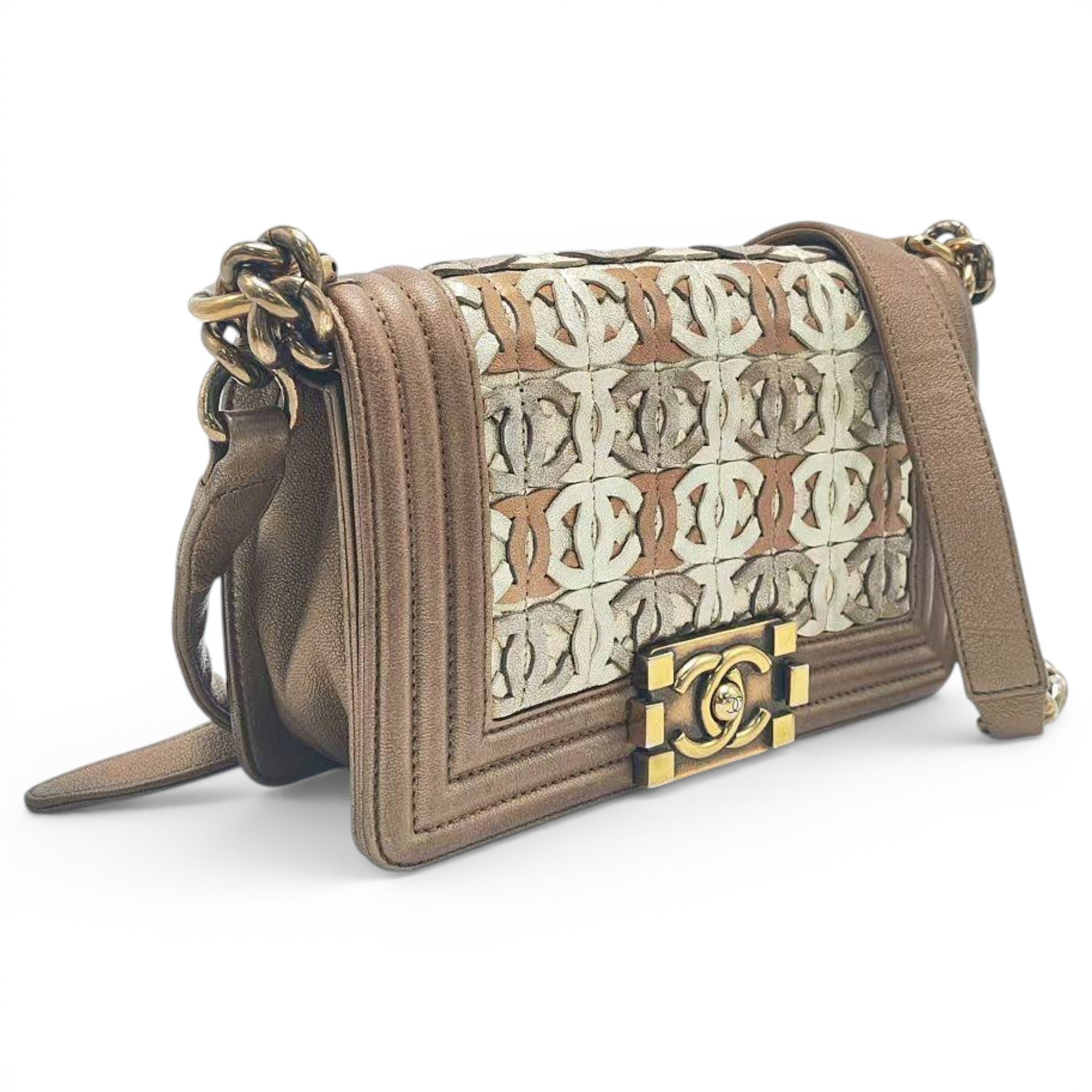 Boy leather crossbody bag