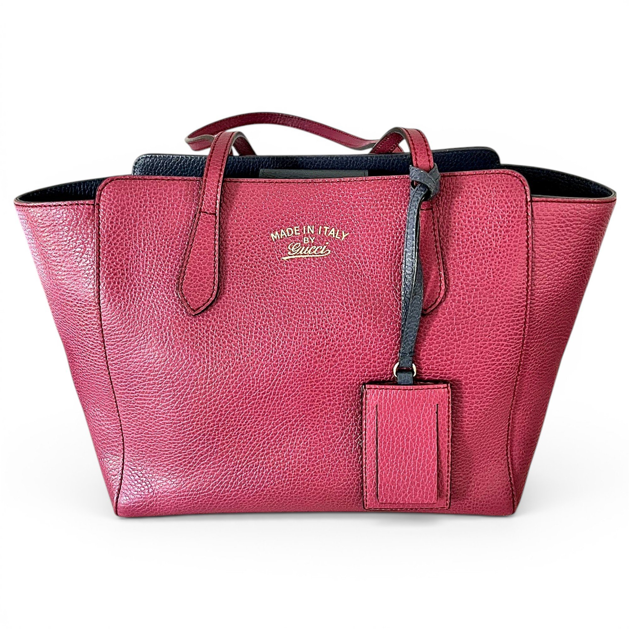 Leather clutch bag