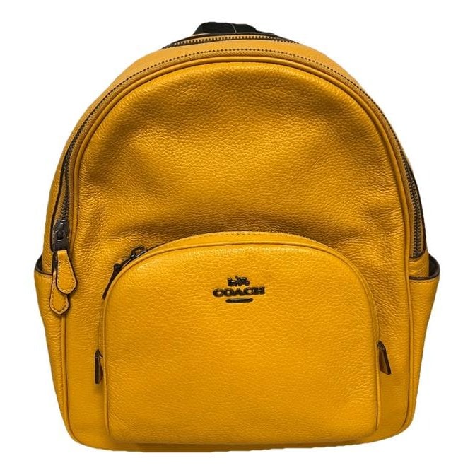 Leather backpack