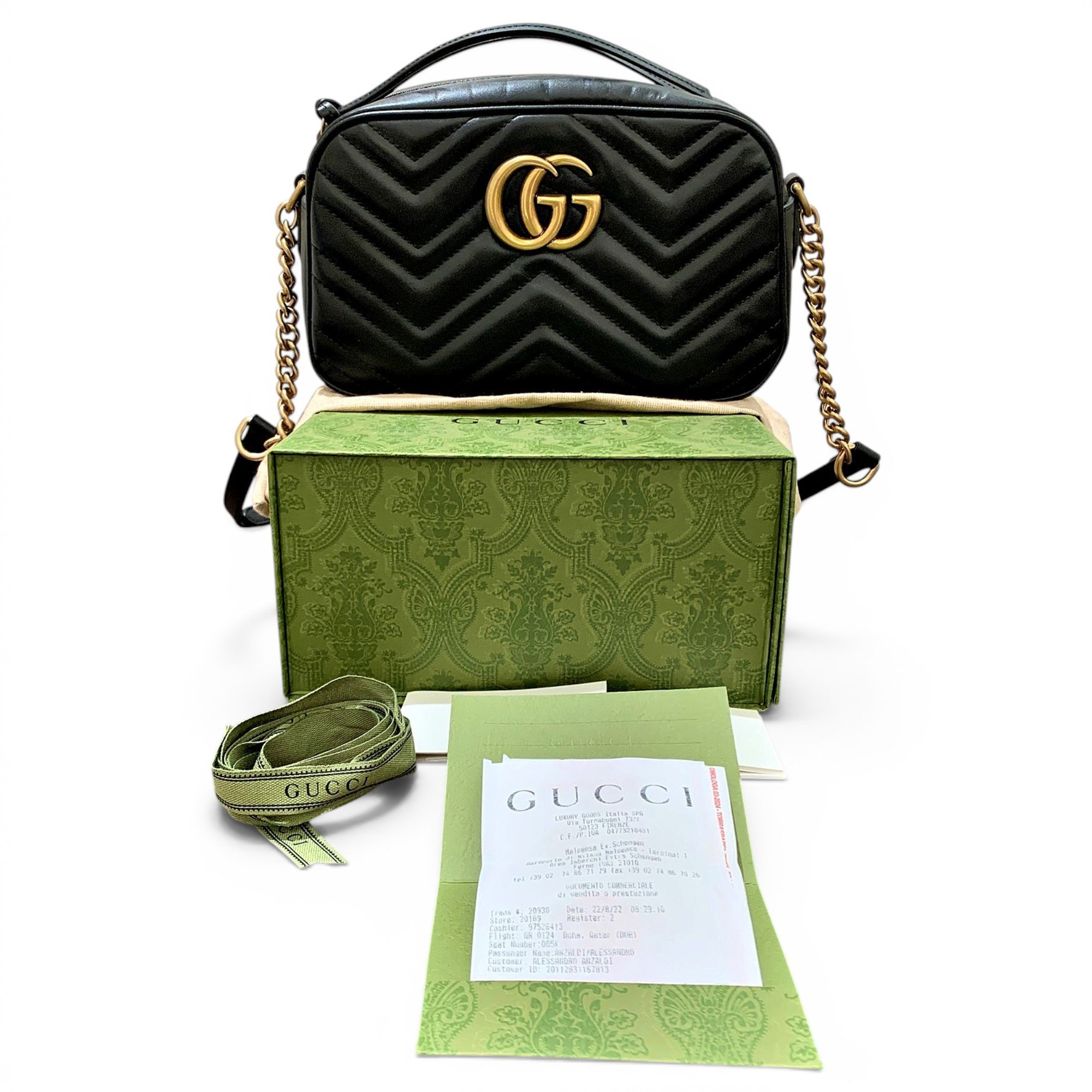 GG Marmont leather crossbody bag