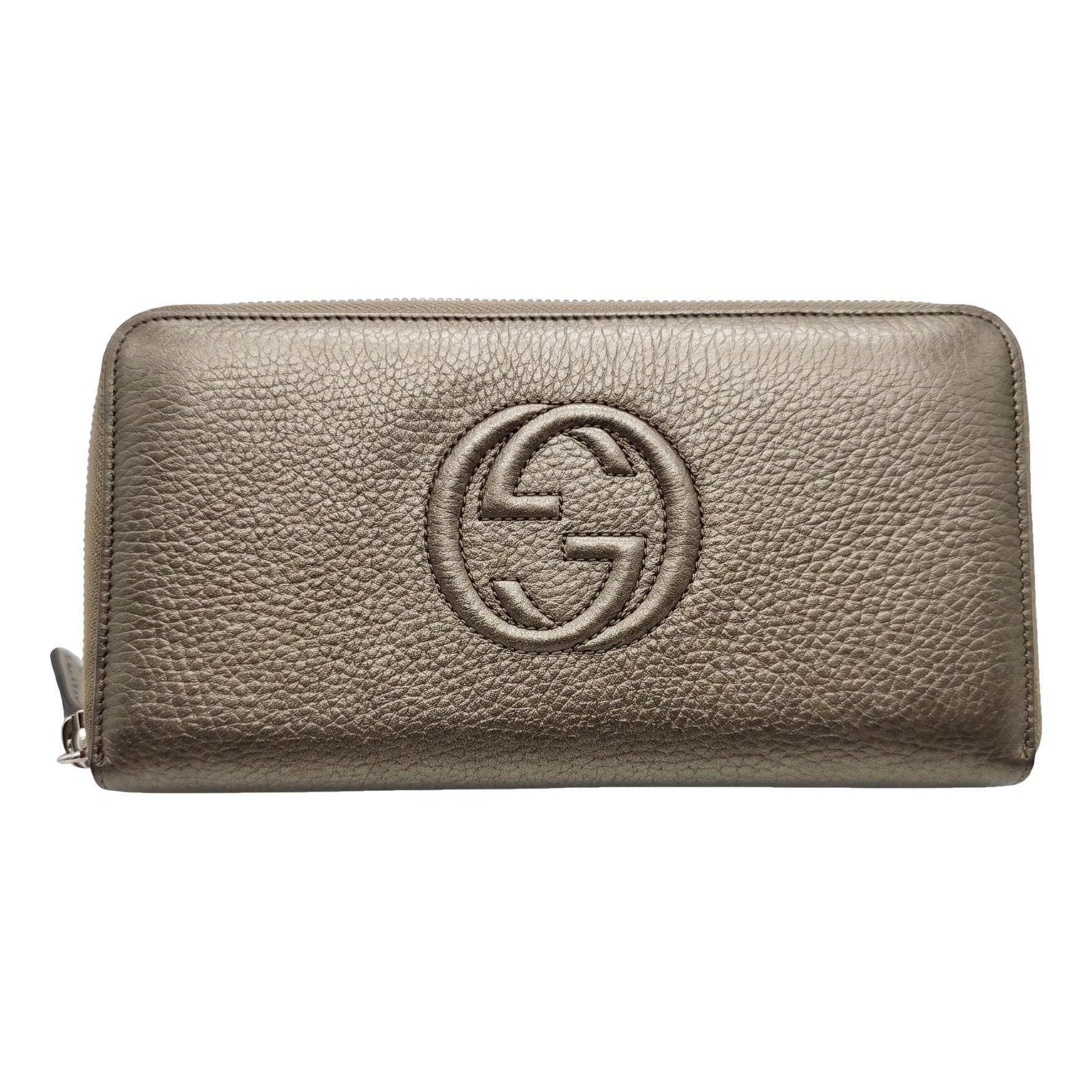 Soho leather clutch bag