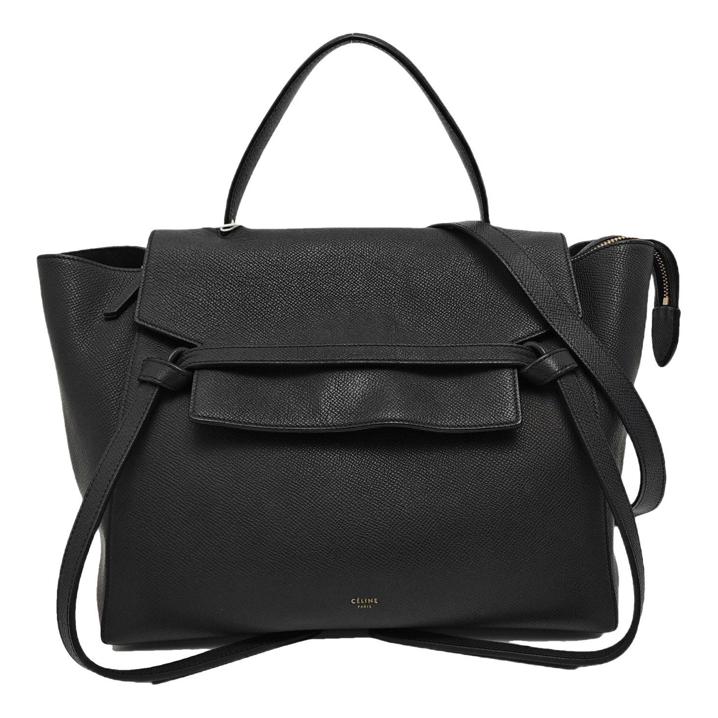 Belt leather handbag