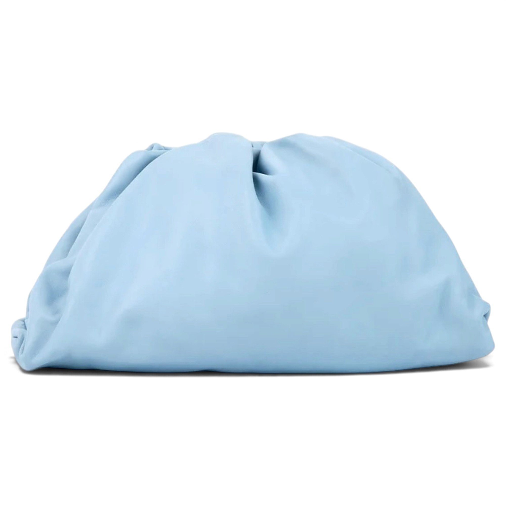 Pouch leather clutch bag