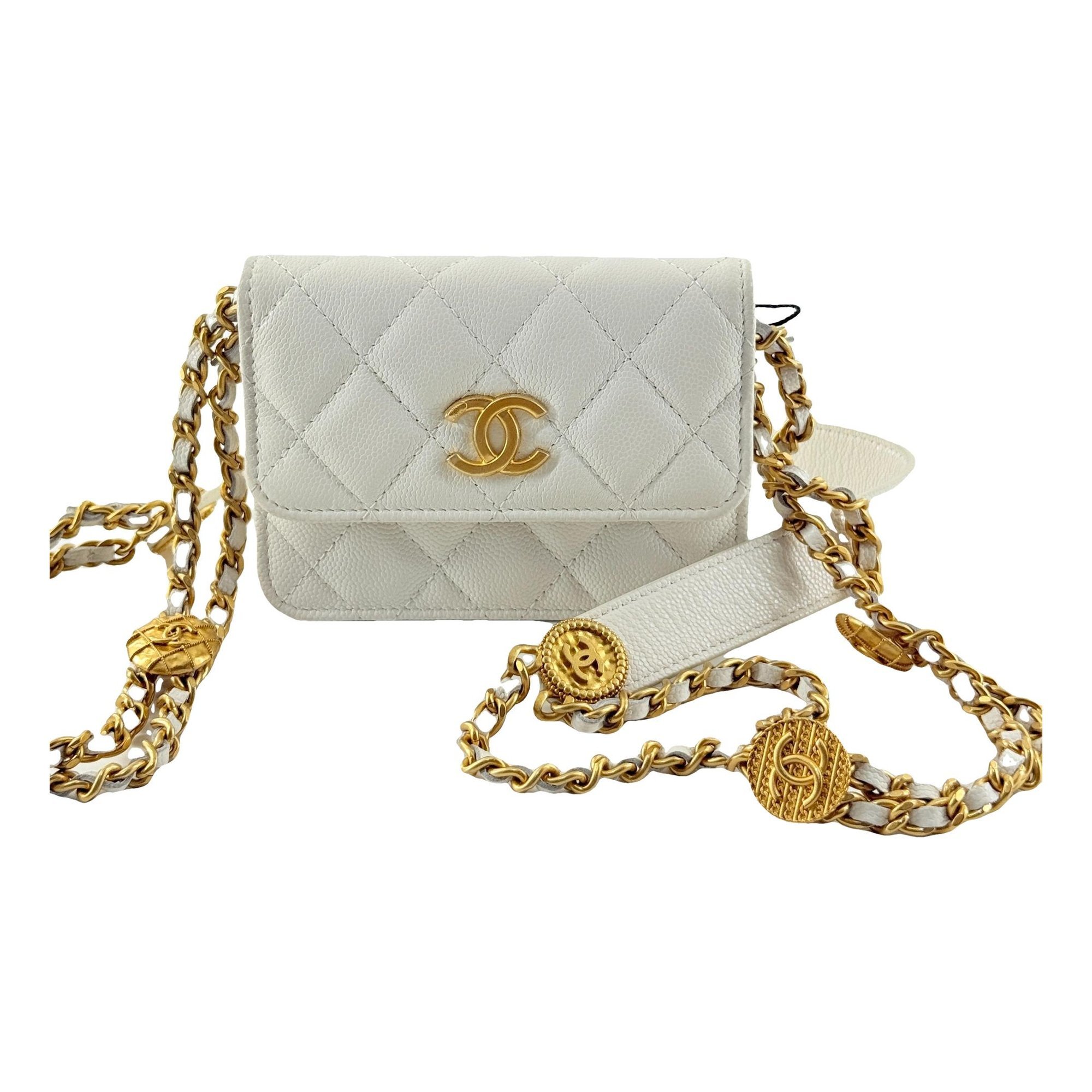 Wallet On Chain Timeless/Classique leather crossbody bag