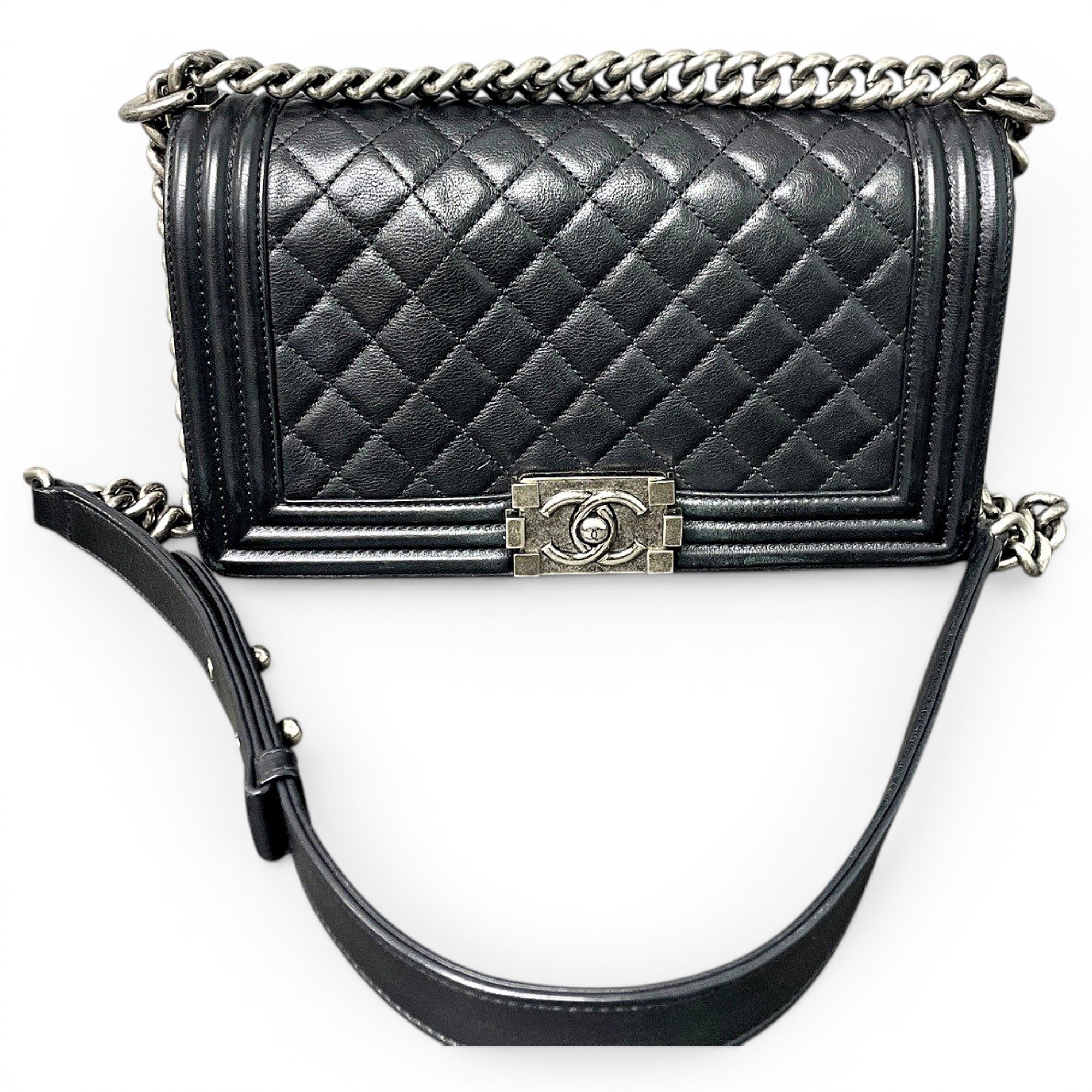 Boy leather handbag