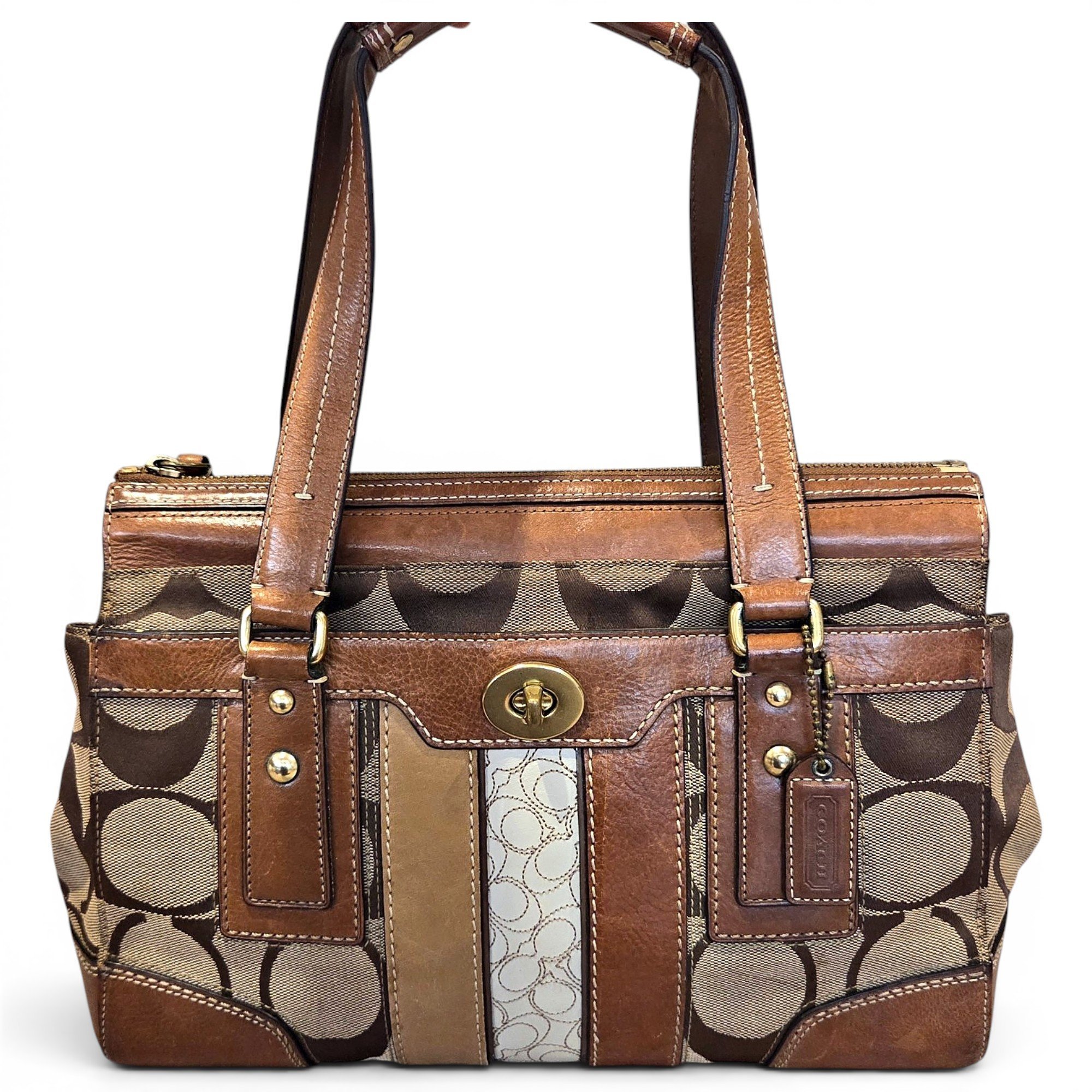 Signature Sufflette satchel