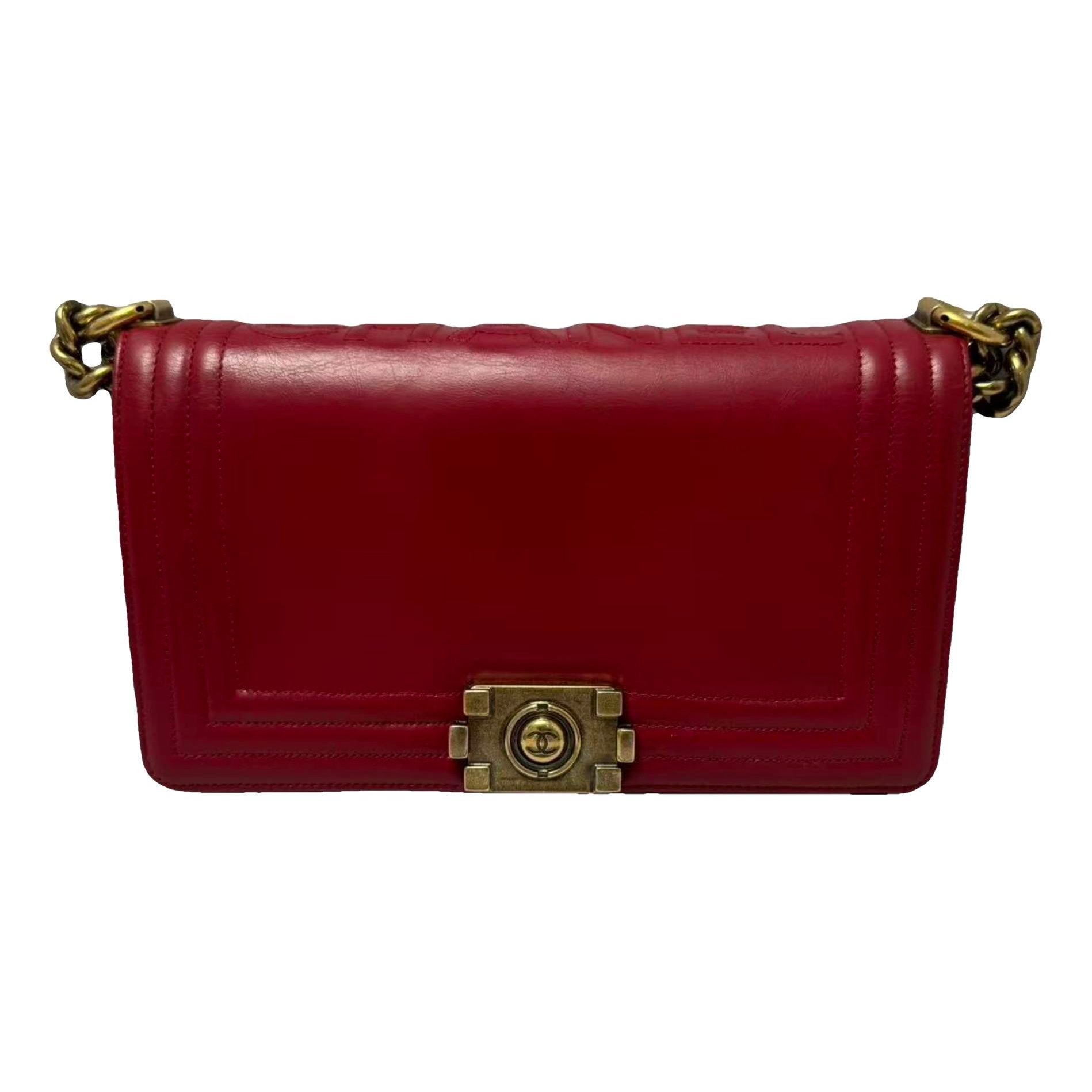 Boy leather handbag