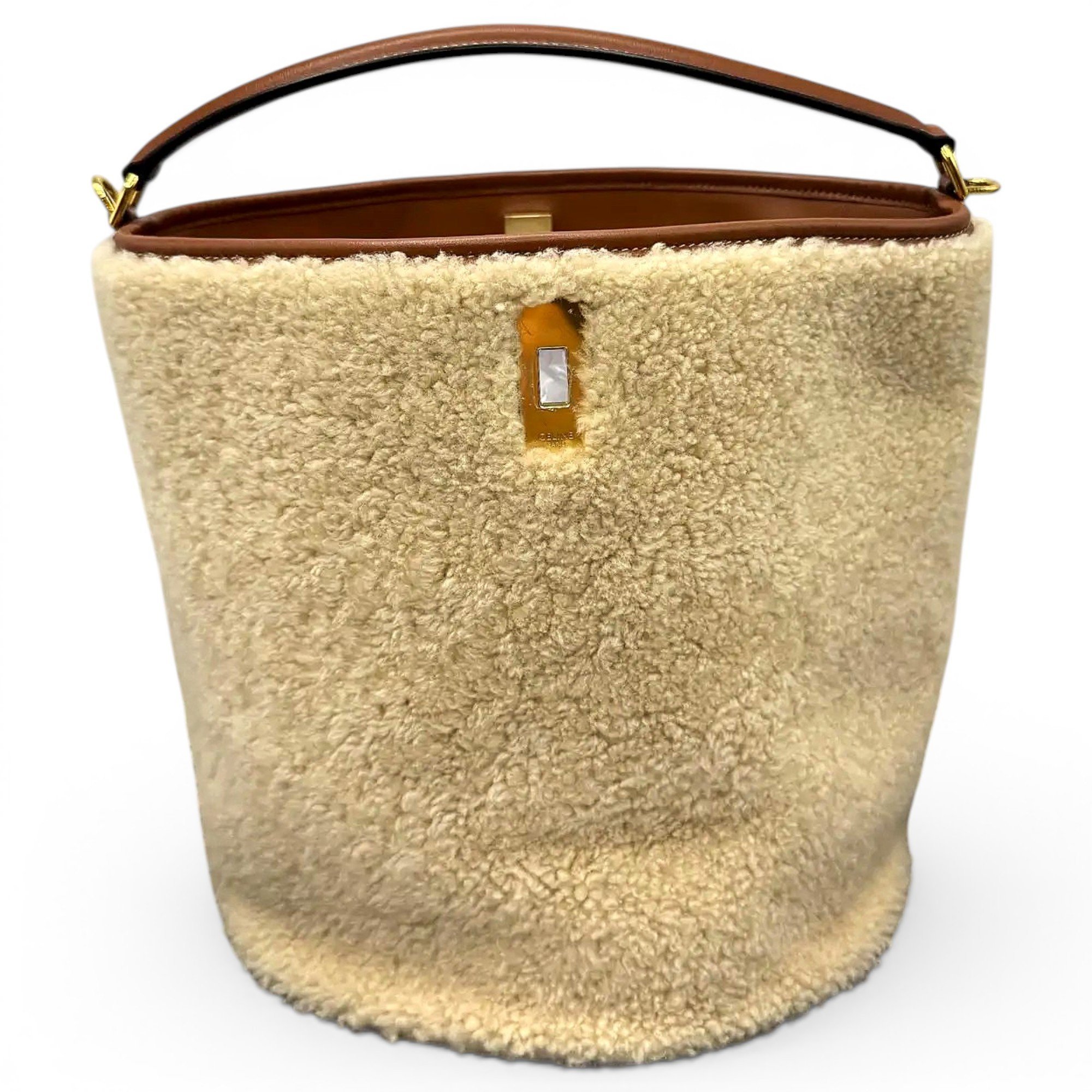 SEAU 16 wool handbag