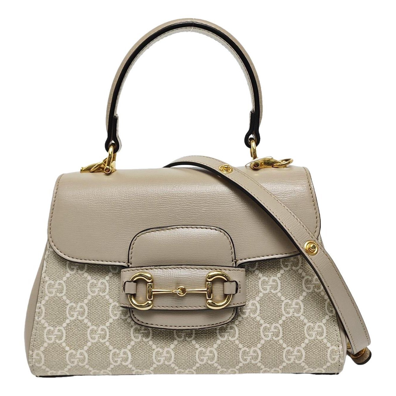 Handle Horsebit 1955 cloth crossbody bag