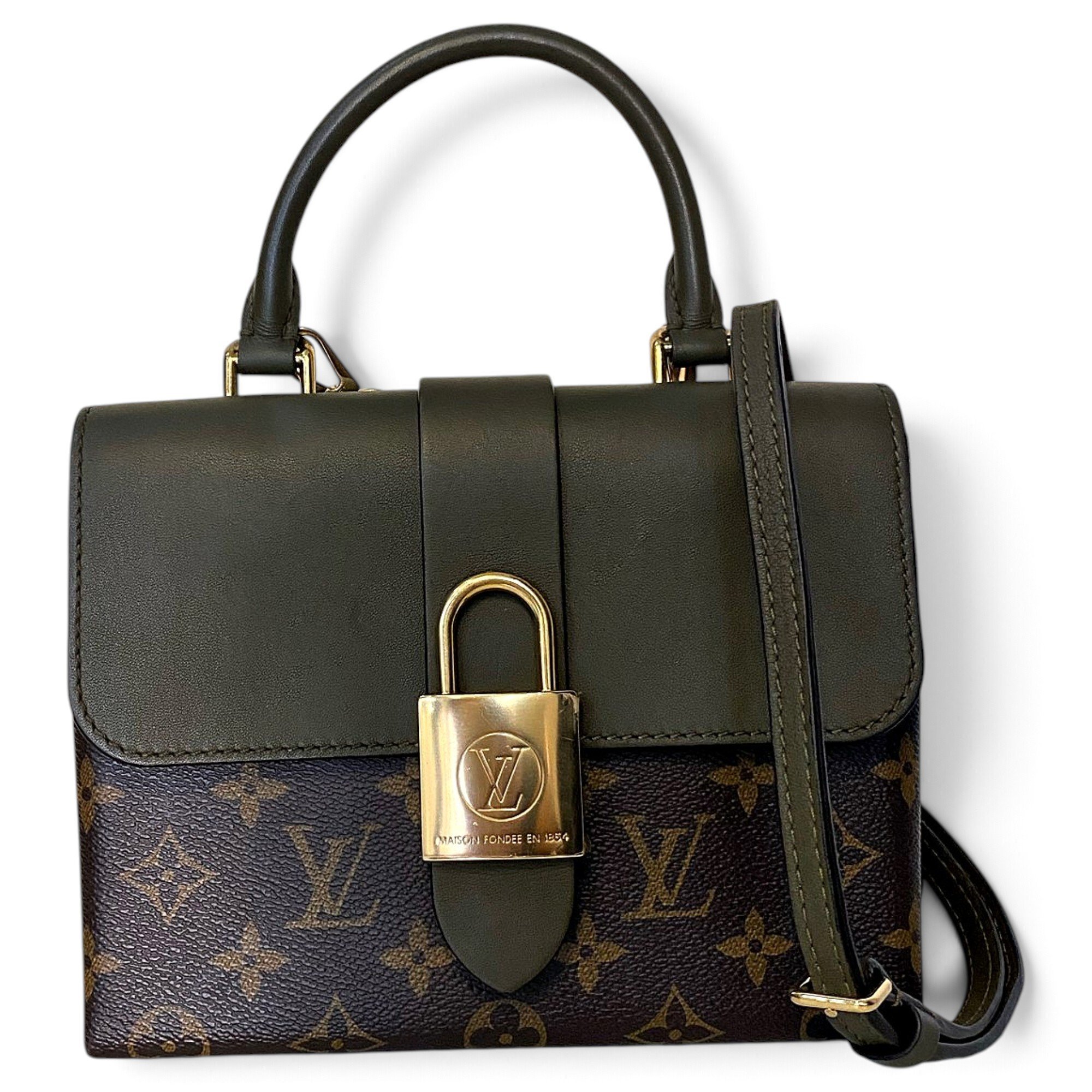 Louis Vuitton Locky BB leather handbag