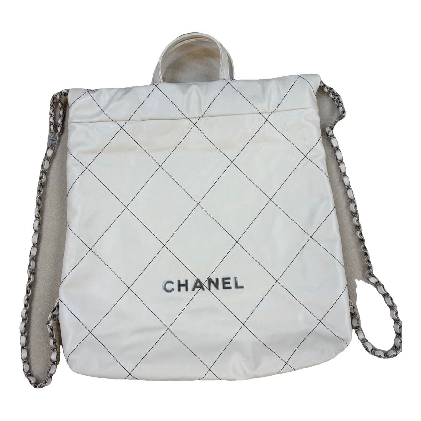 Chanel 22 leather backpack