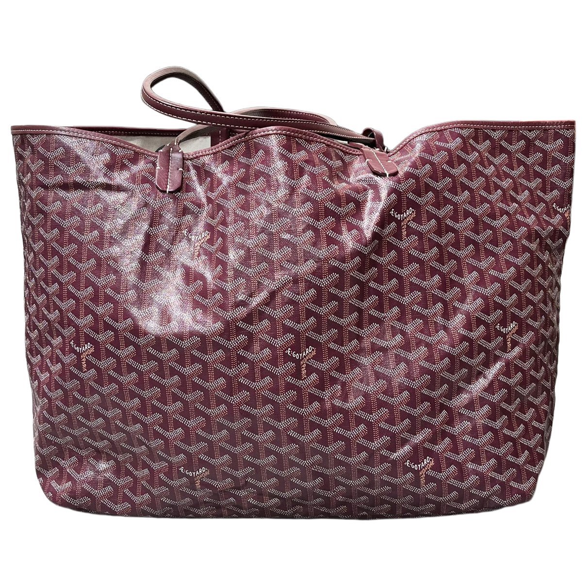 Goyard Saint-Louis leather tote