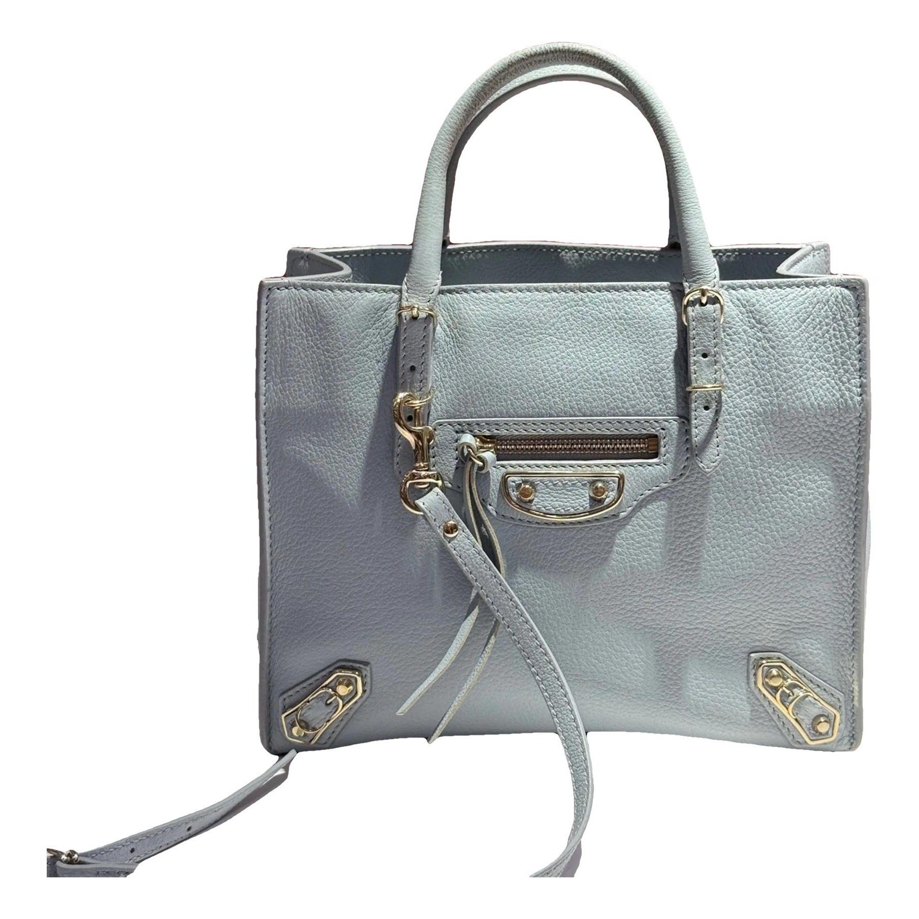 Papier leather crossbody bag