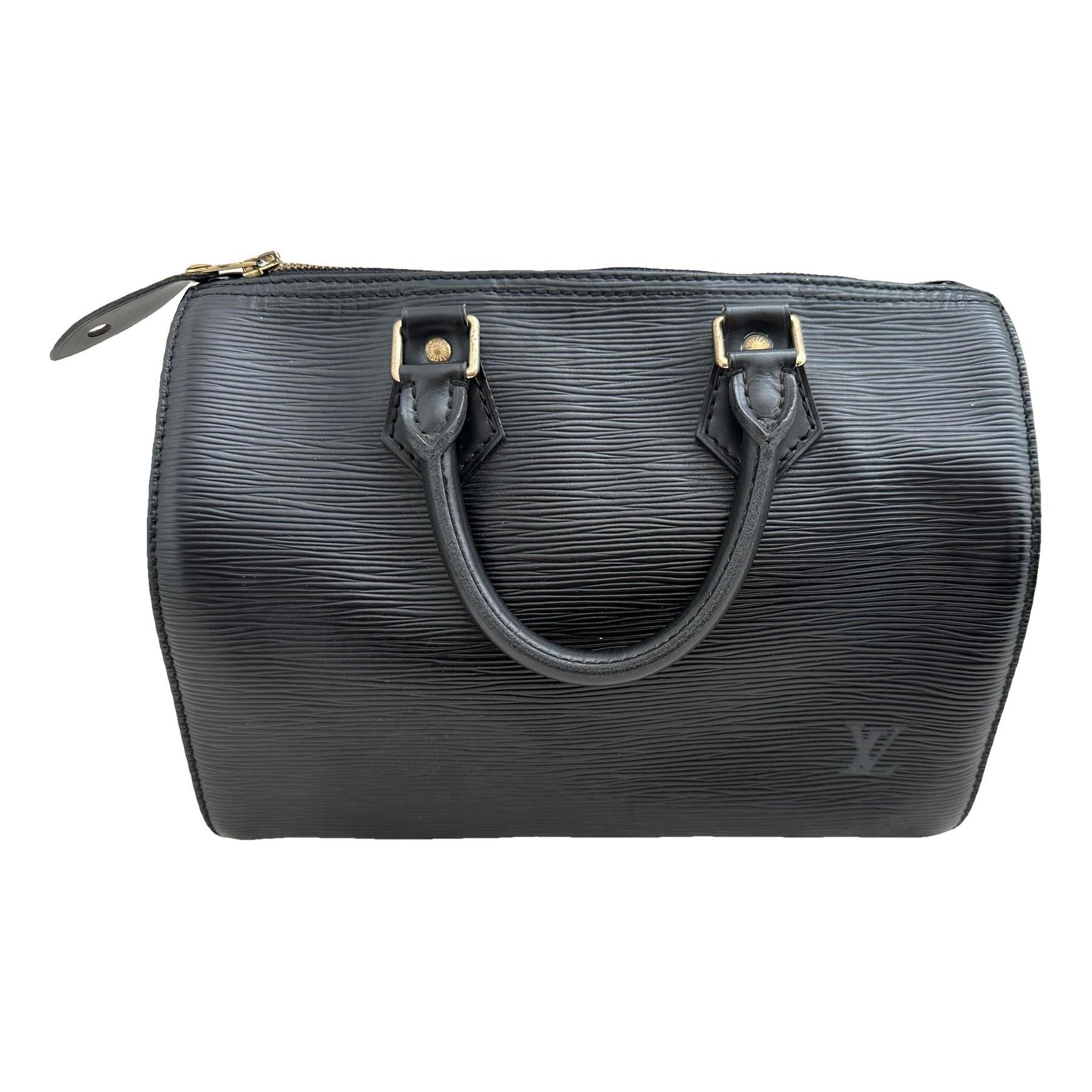 Speedy leather handbag
