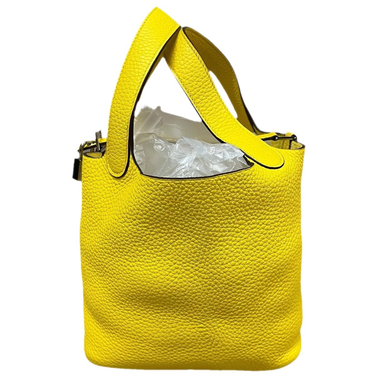 Picotin leather handbag