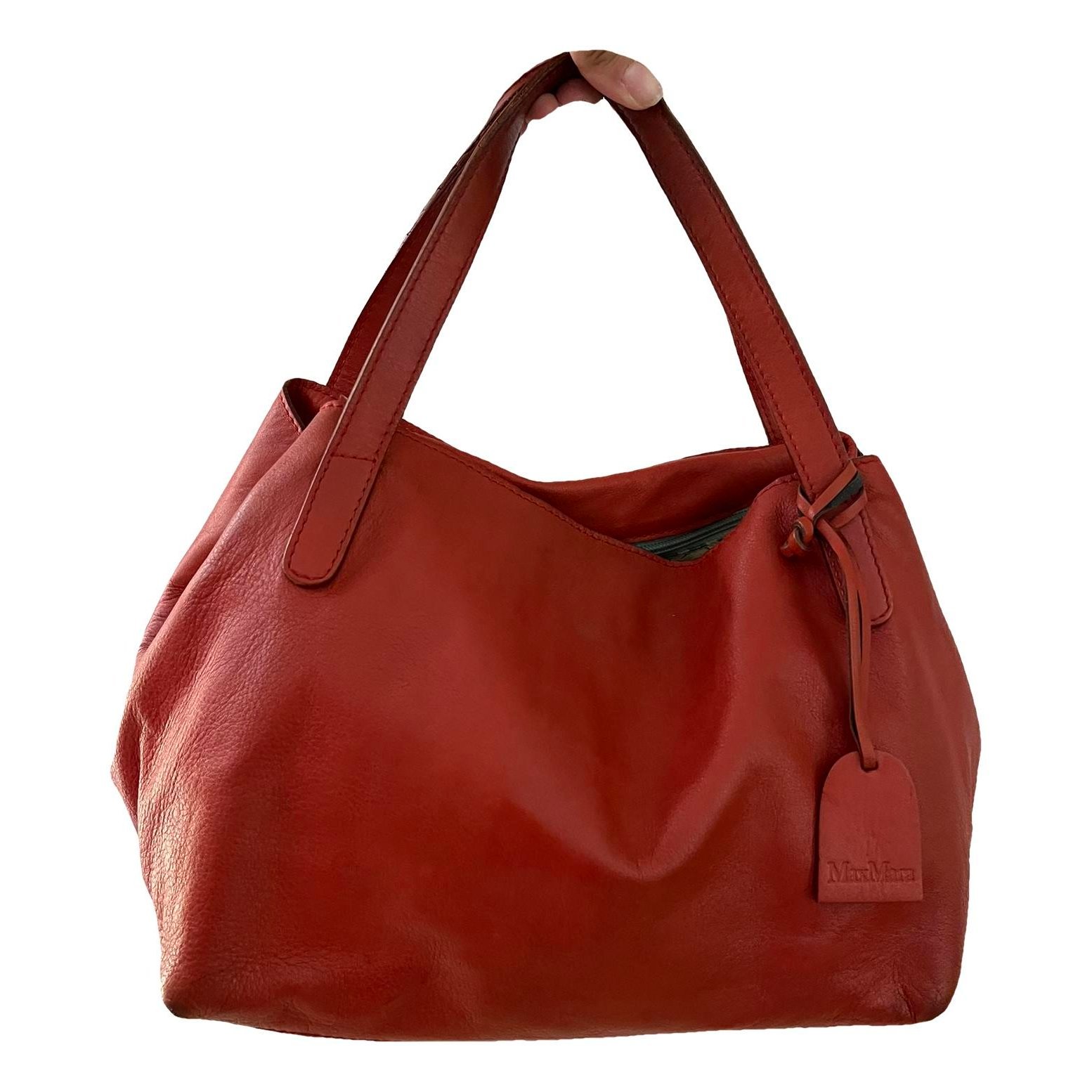 Leather handbag