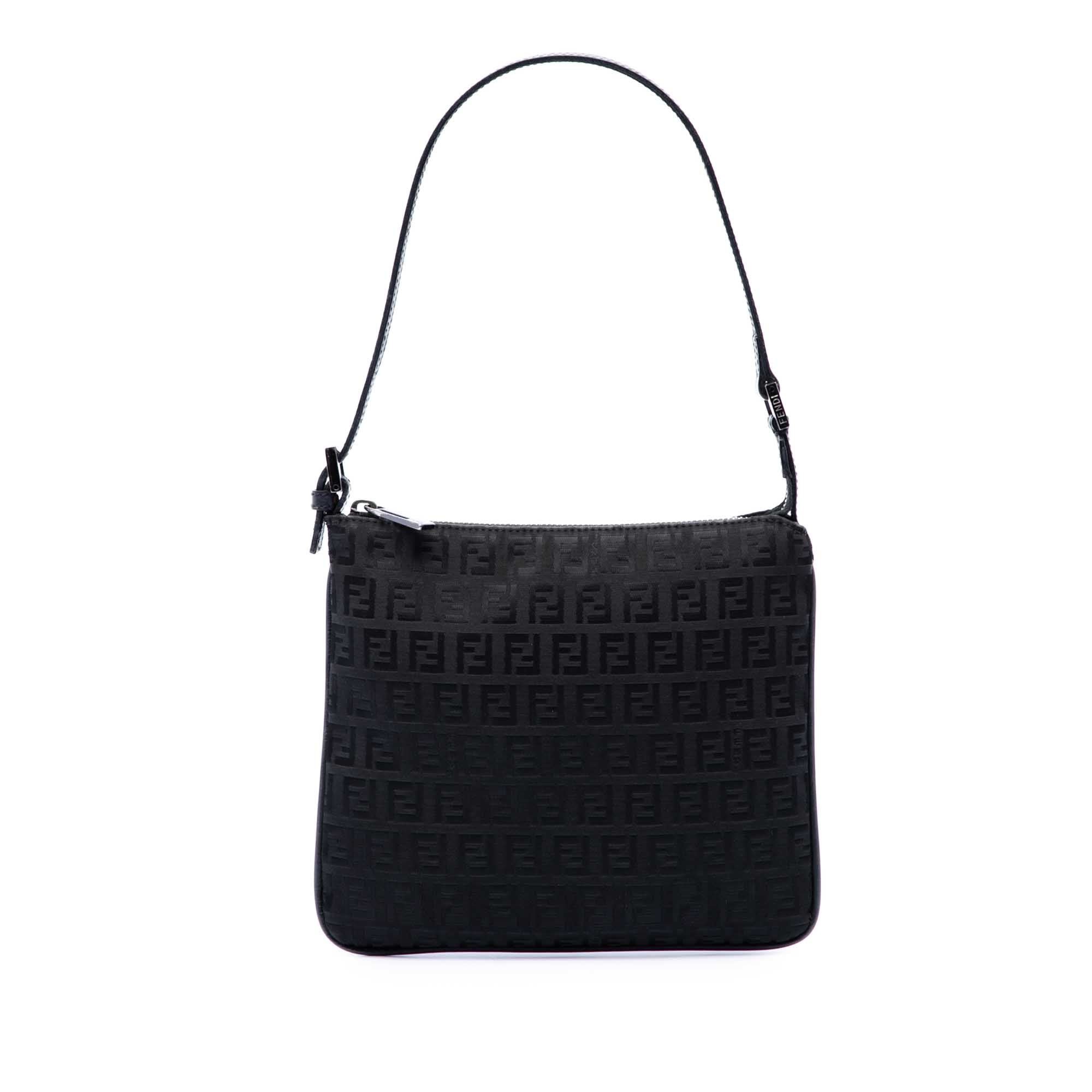 Pocket leather handbag