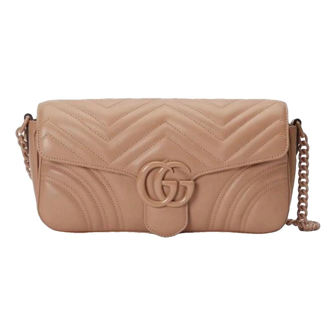 GG Marmont Flap leather crossbody bag