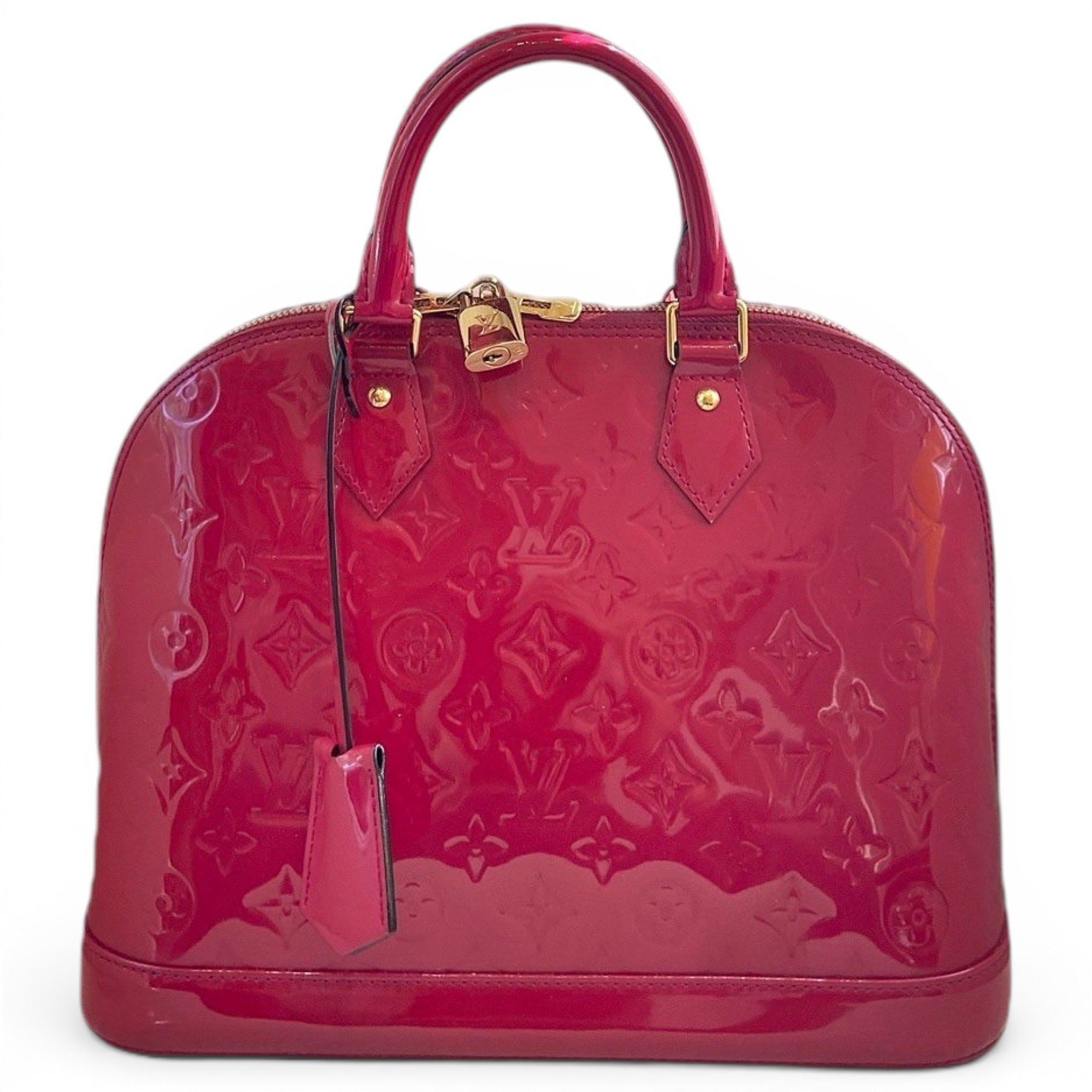 Louis Vuitton Alma BB leather handbag