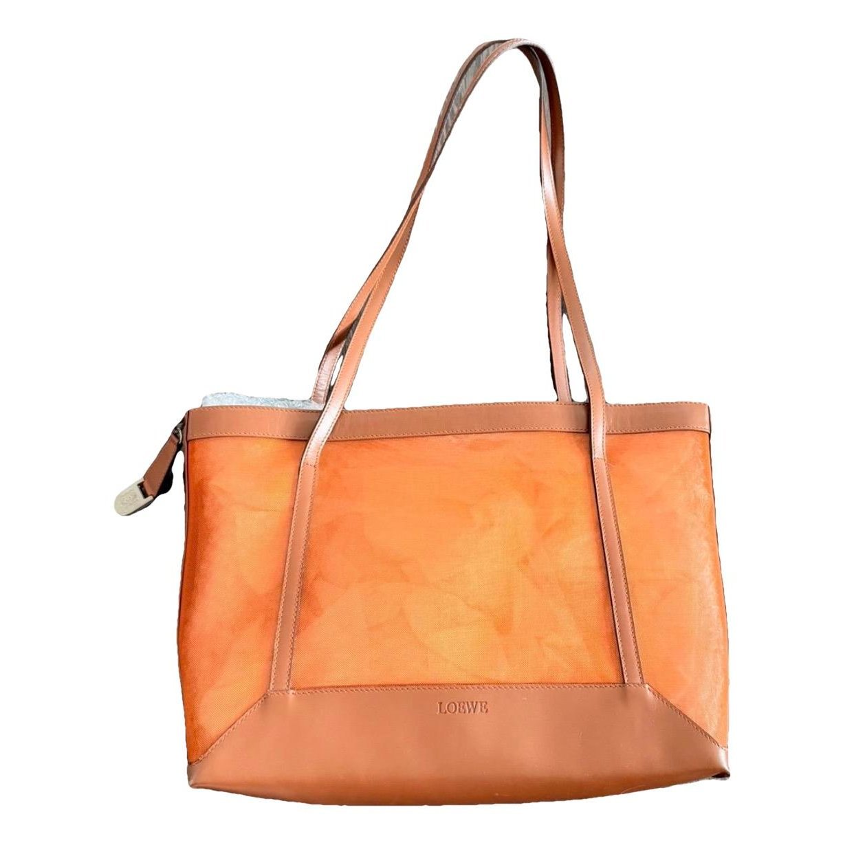 Leather tote