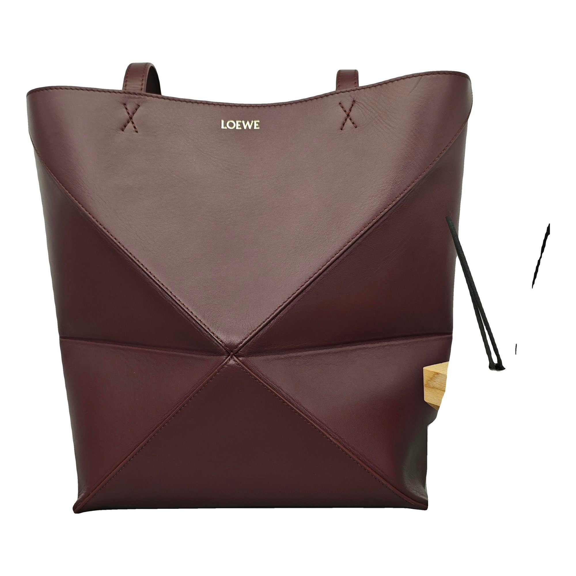 Puzzle Fold leather handbag