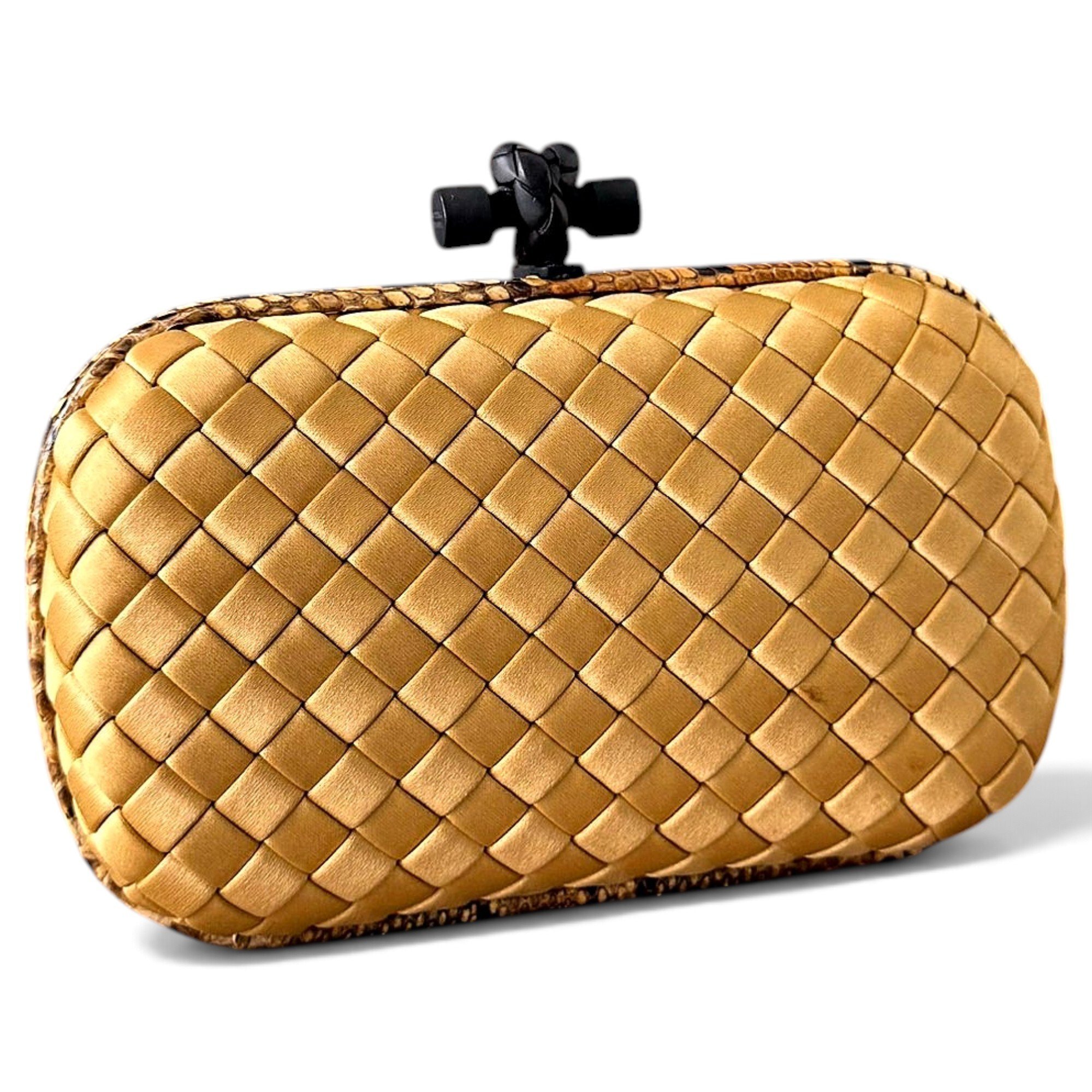 Pochette Knot silk handbag