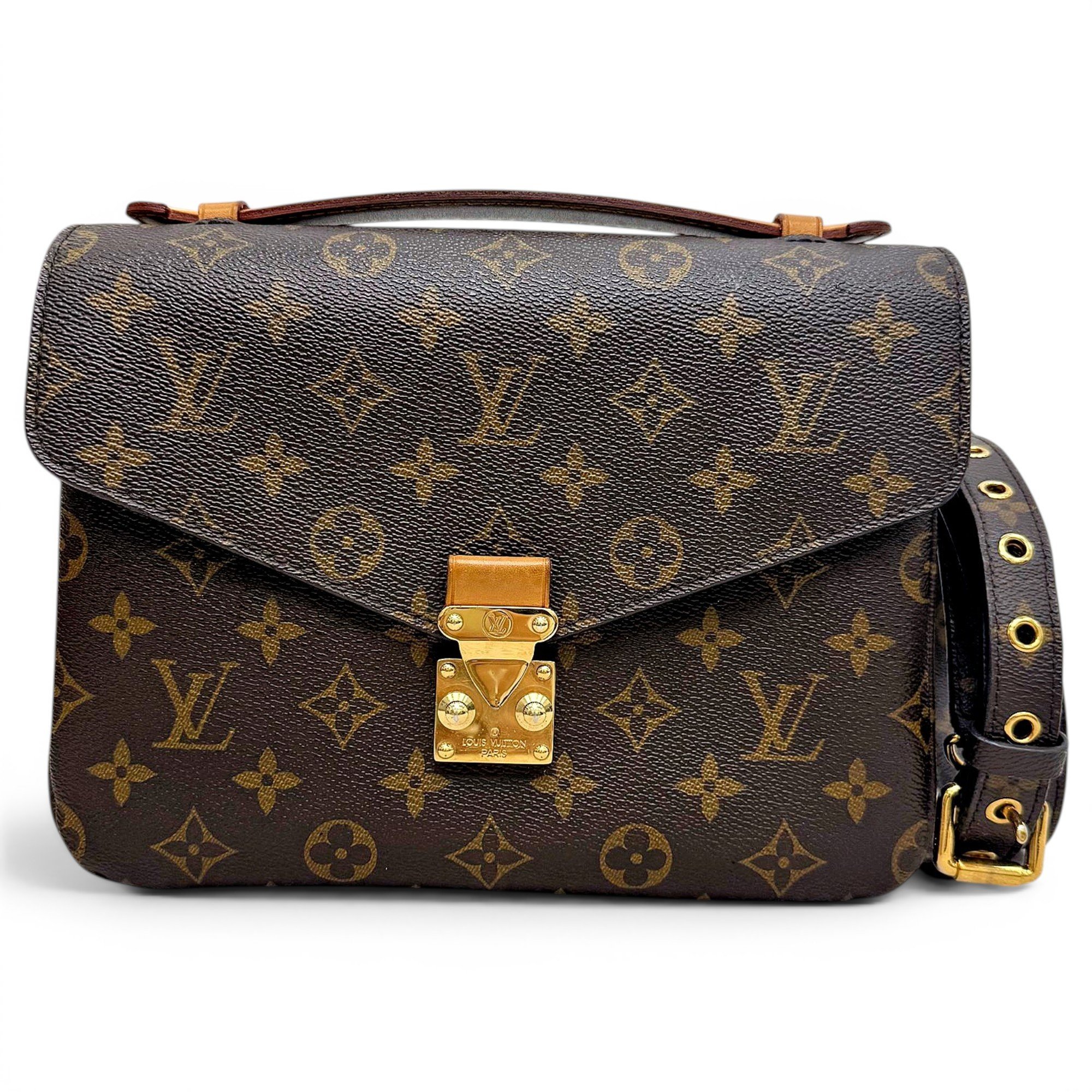 Metis leather handbag