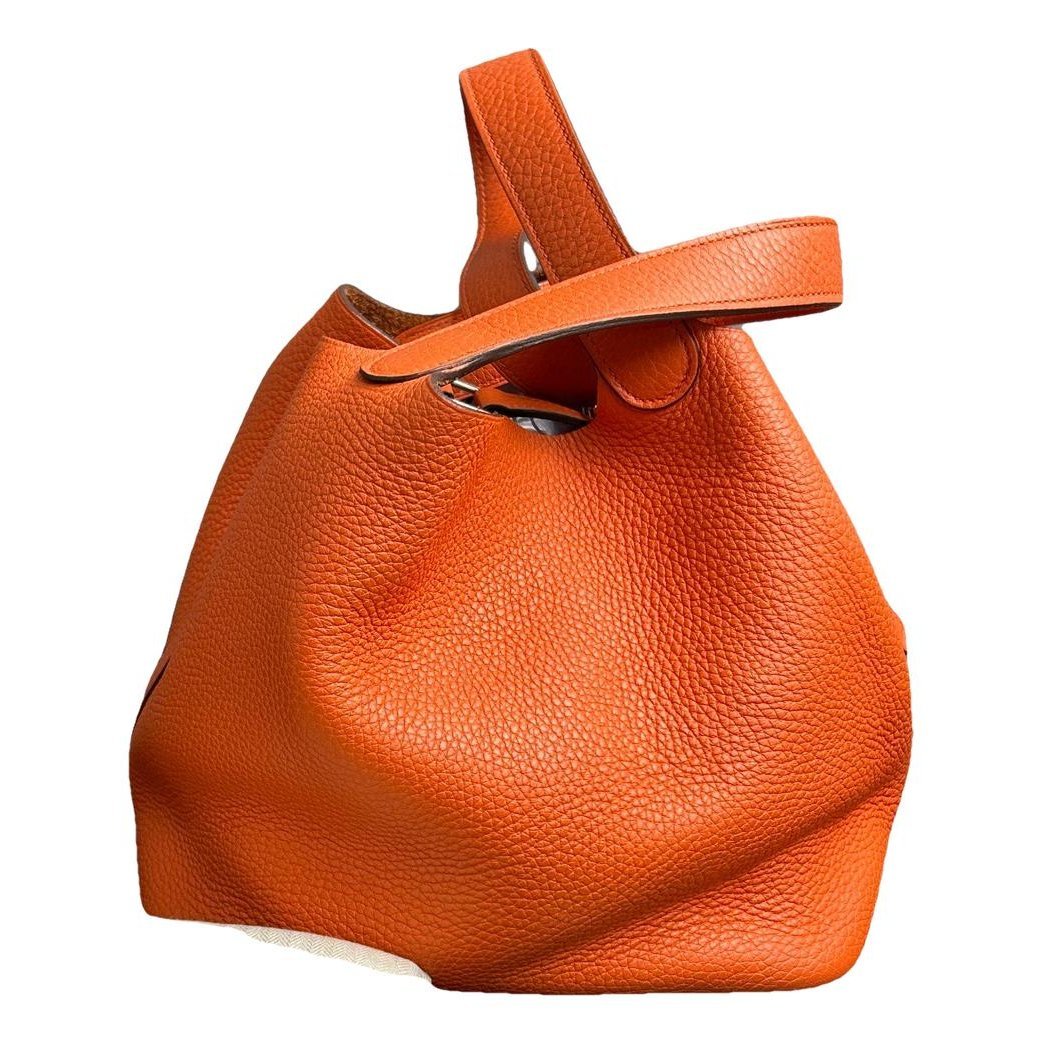 Picotin leather handbag