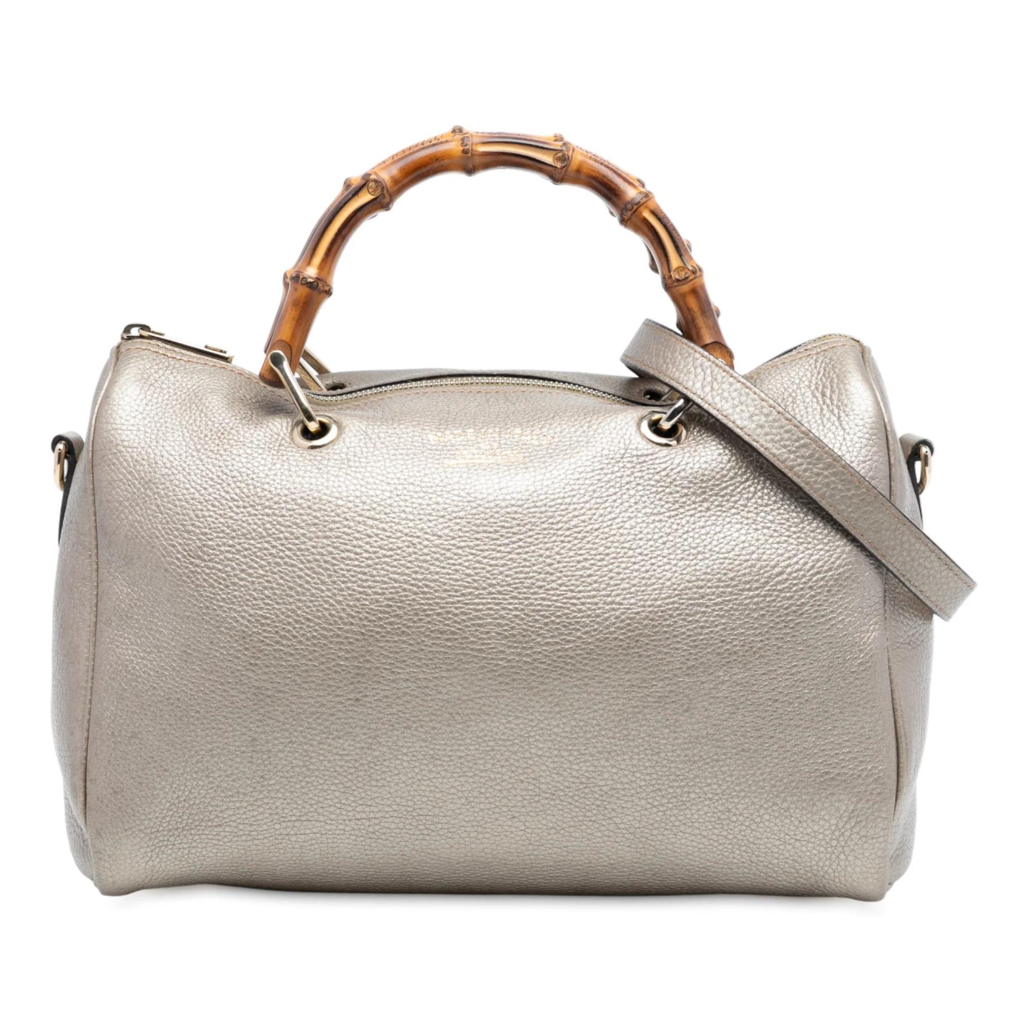 Bamboo leather satchel
