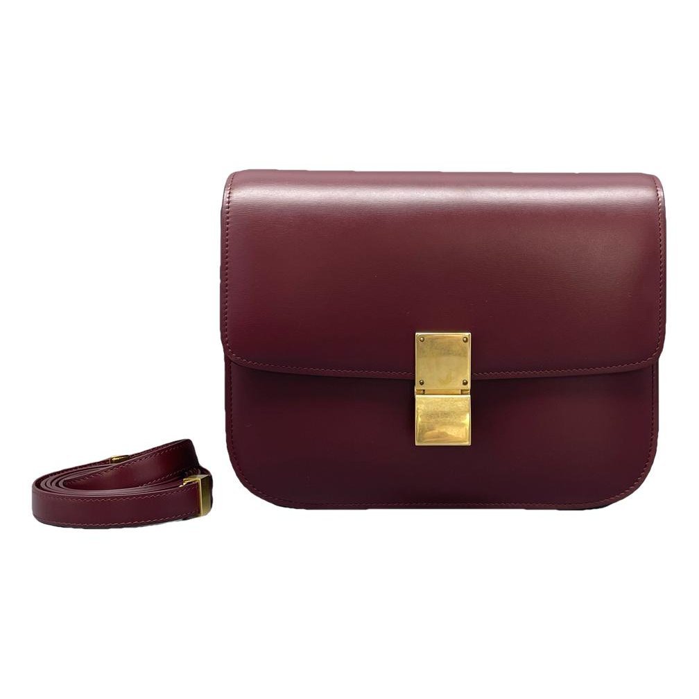 Classic leather crossbody bag