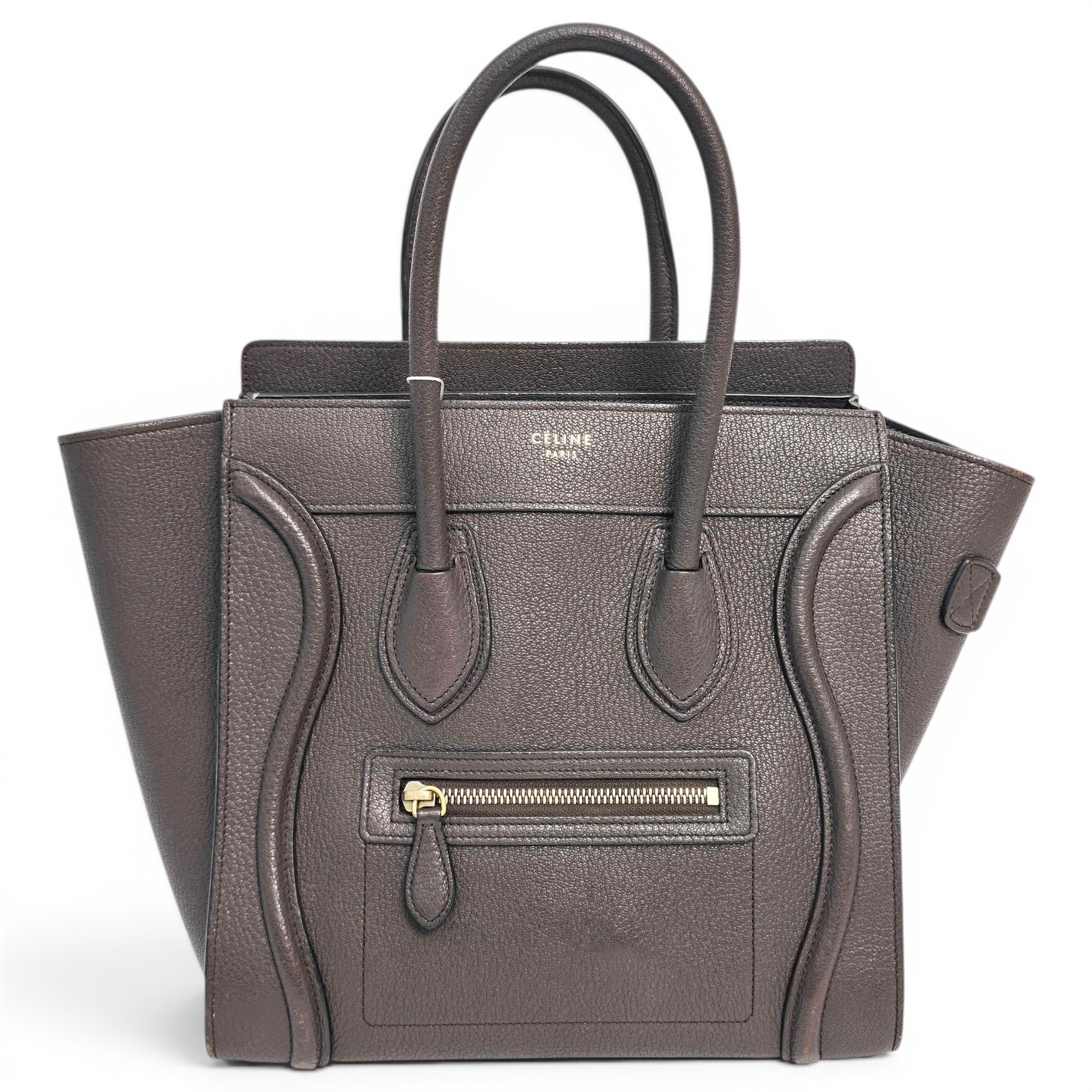 Luggage leather handbag