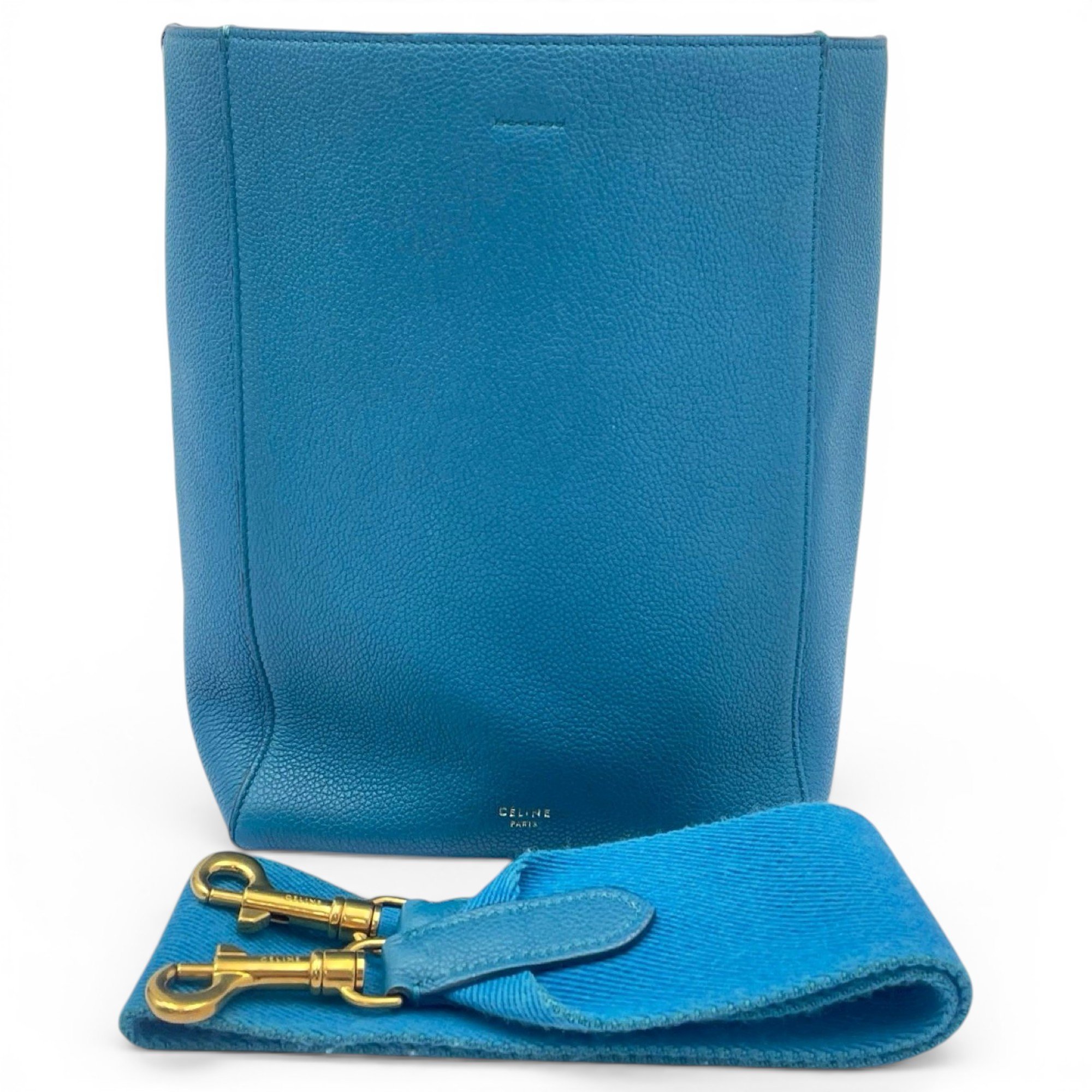 Seau Sangle leather handbag