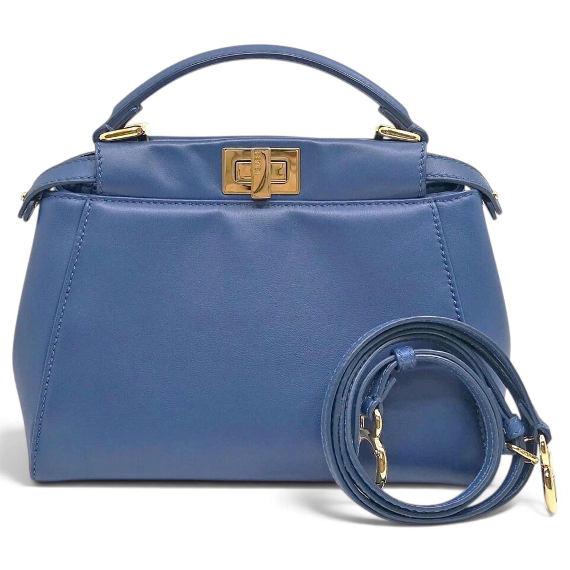 Peekaboo leather handbag