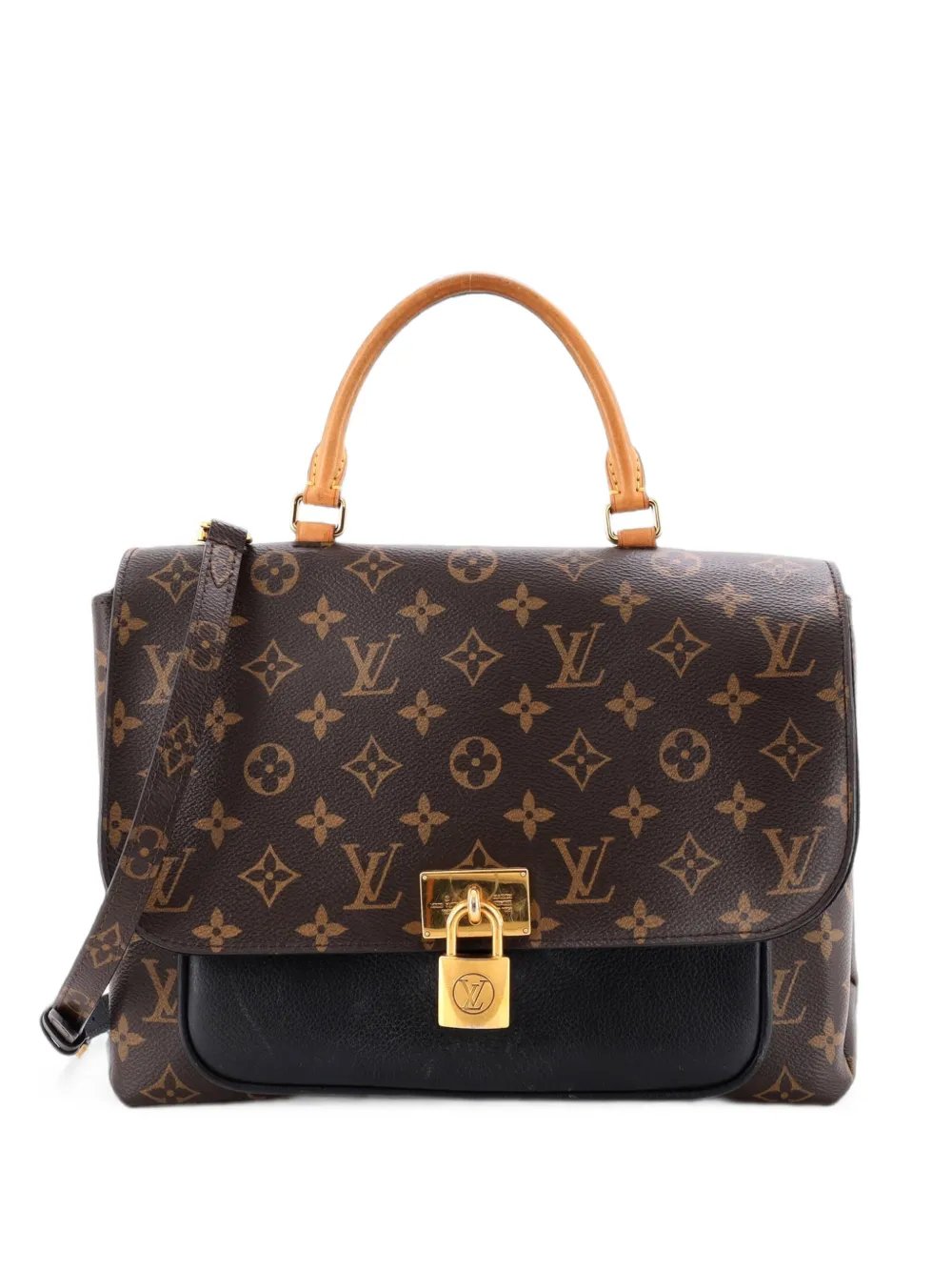 Marignan Handbag Monogram Canvas with Leather shoulder bag