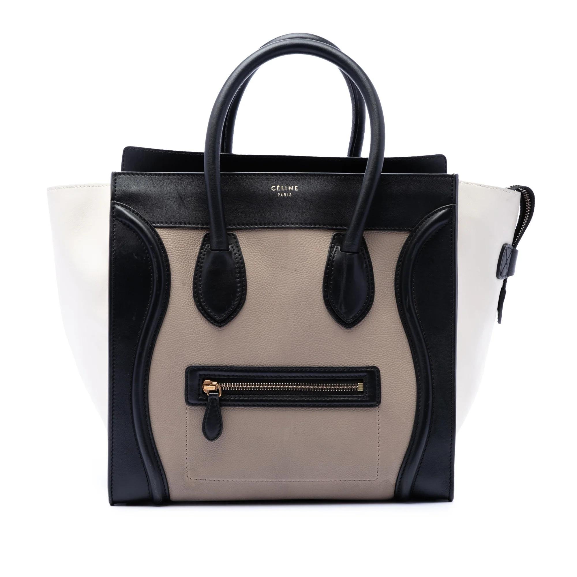 Luggage leather handbag