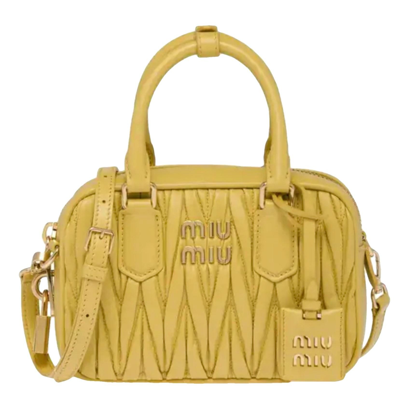 Miu Miu Arcadie leather handbag