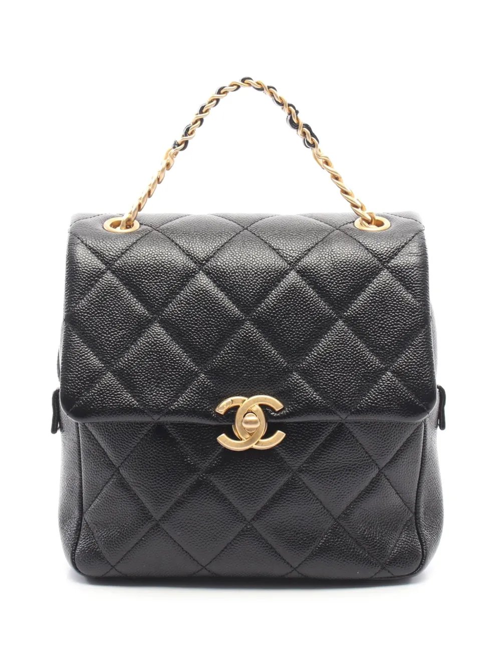 2021-2026 CC Quilted Caviar Chain Melody backpack