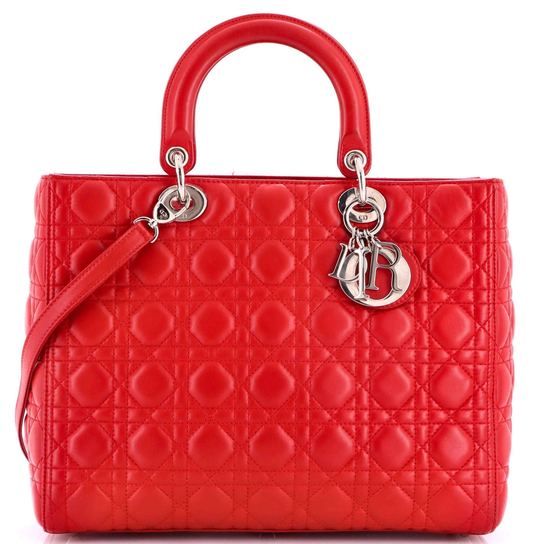 Leather tote