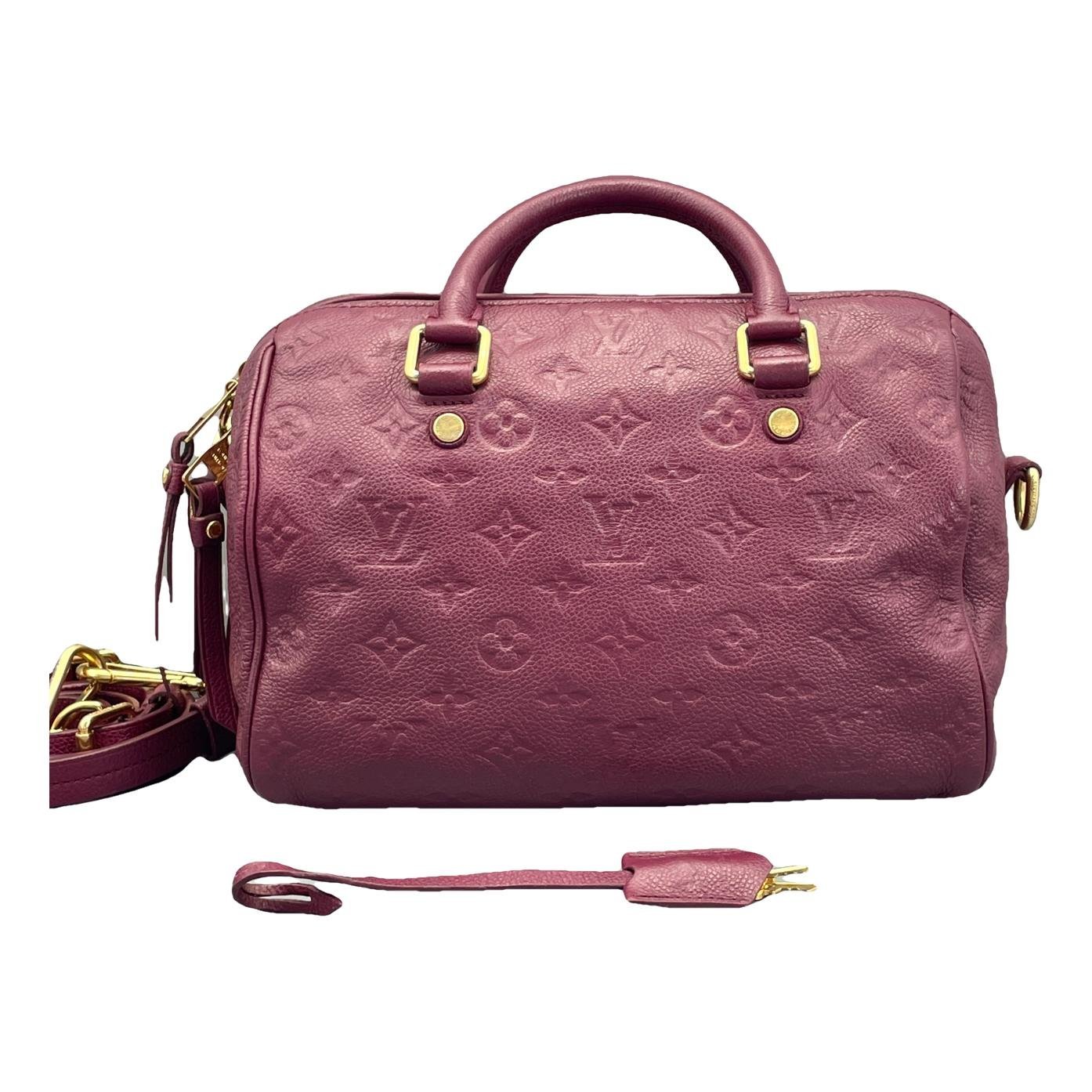 Nano Speedy / Mini HL leather handbag