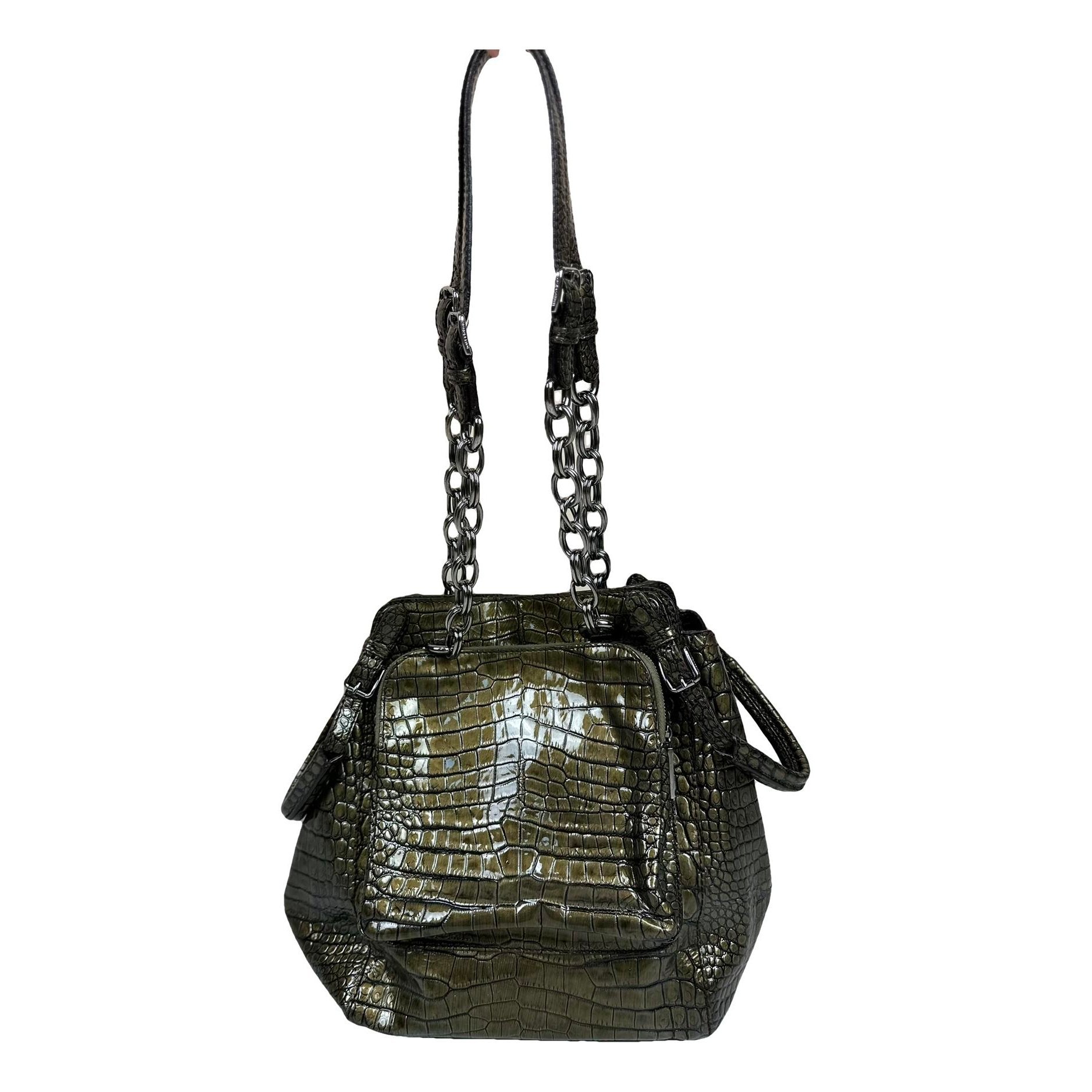 DG Daily patent leather tote